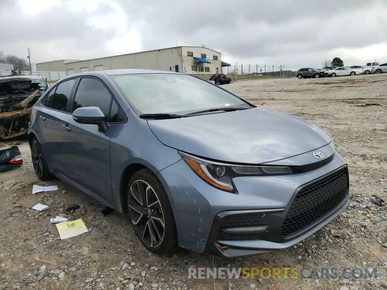 1 Photograph of a damaged car JTDM4MCEXMJ079827 TOYOTA COROLLA 2021