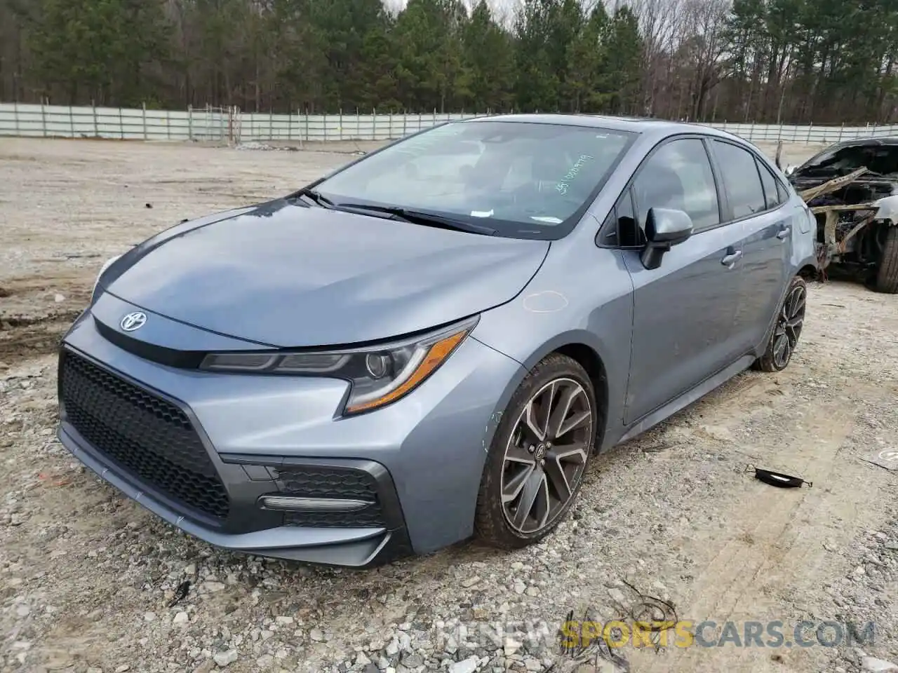 2 Photograph of a damaged car JTDM4MCEXMJ079827 TOYOTA COROLLA 2021