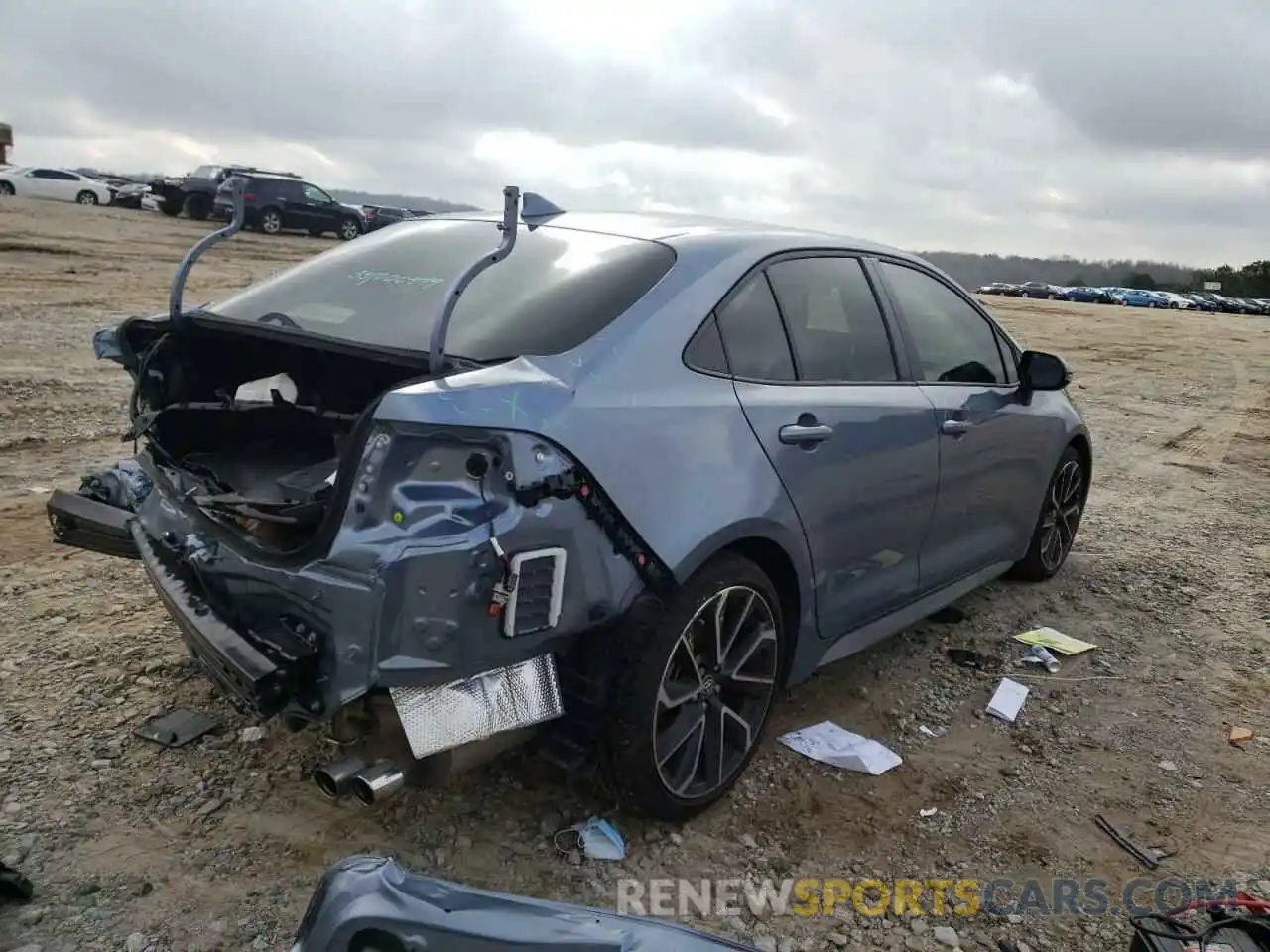 4 Photograph of a damaged car JTDM4MCEXMJ079827 TOYOTA COROLLA 2021