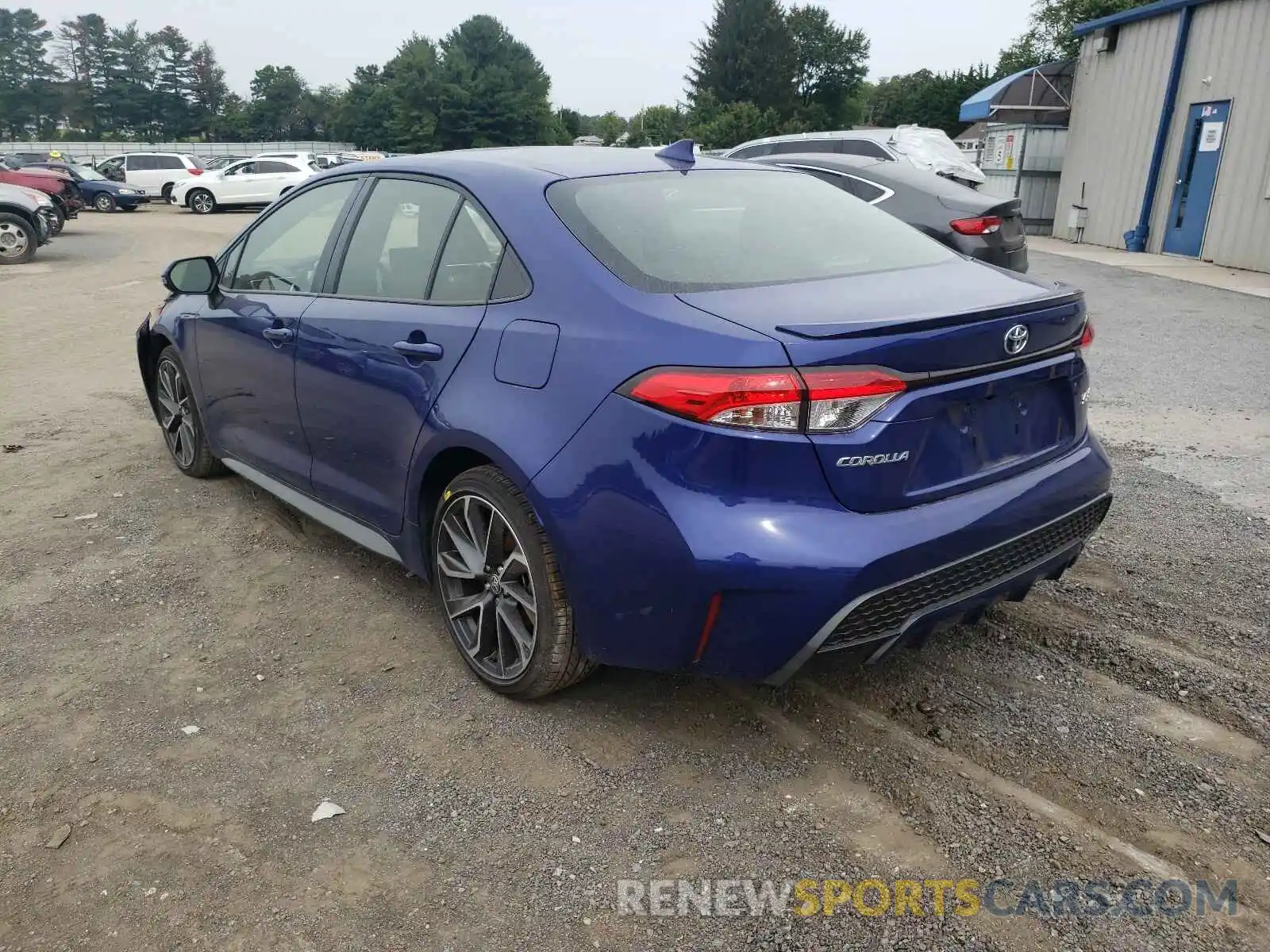 3 Photograph of a damaged car JTDP4MCE0MJ058577 TOYOTA COROLLA 2021