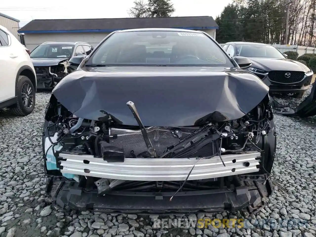 9 Photograph of a damaged car JTDP4MCE0MJ060376 TOYOTA COROLLA 2021