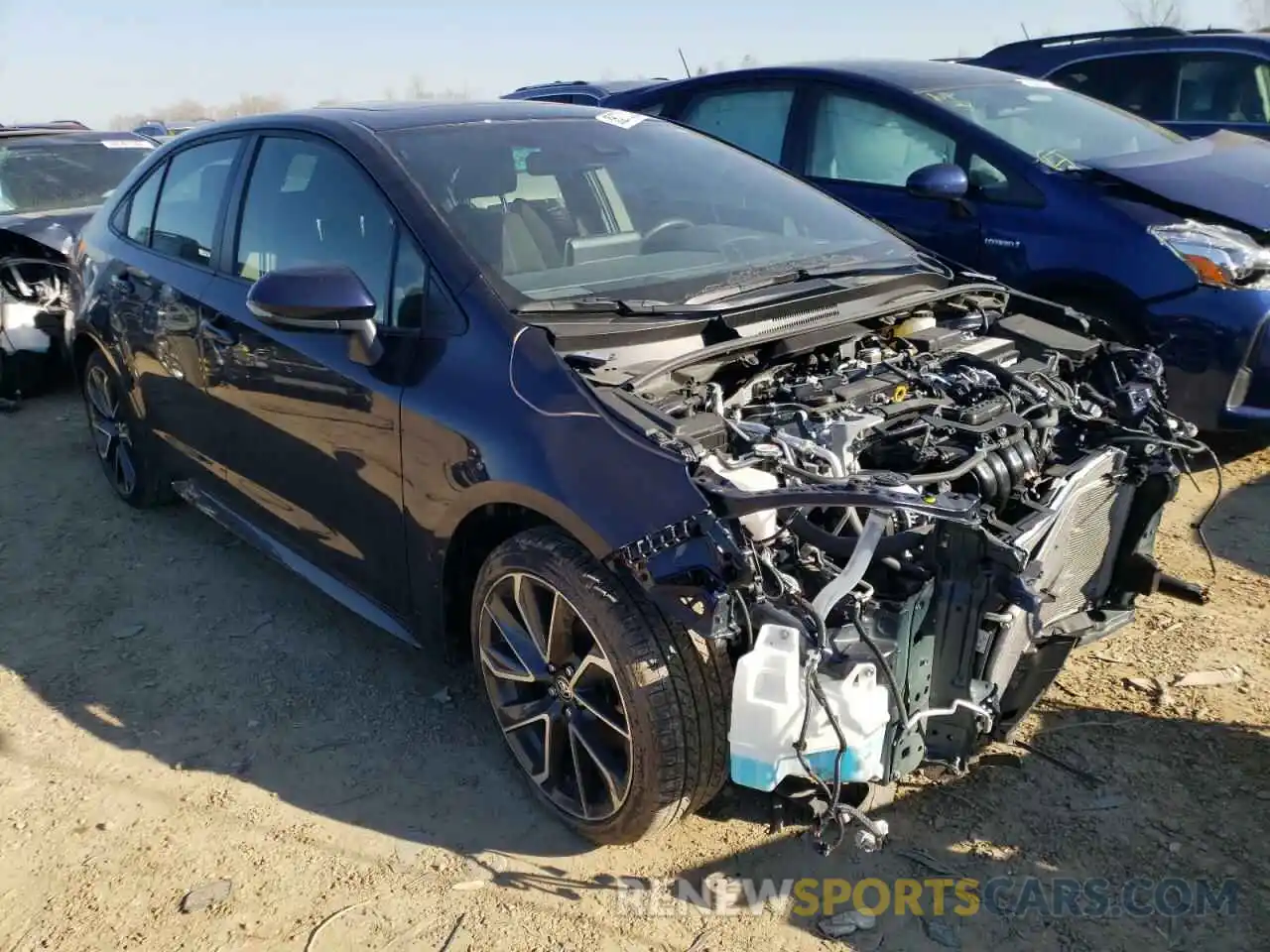 1 Photograph of a damaged car JTDP4MCE0MJ067358 TOYOTA COROLLA 2021