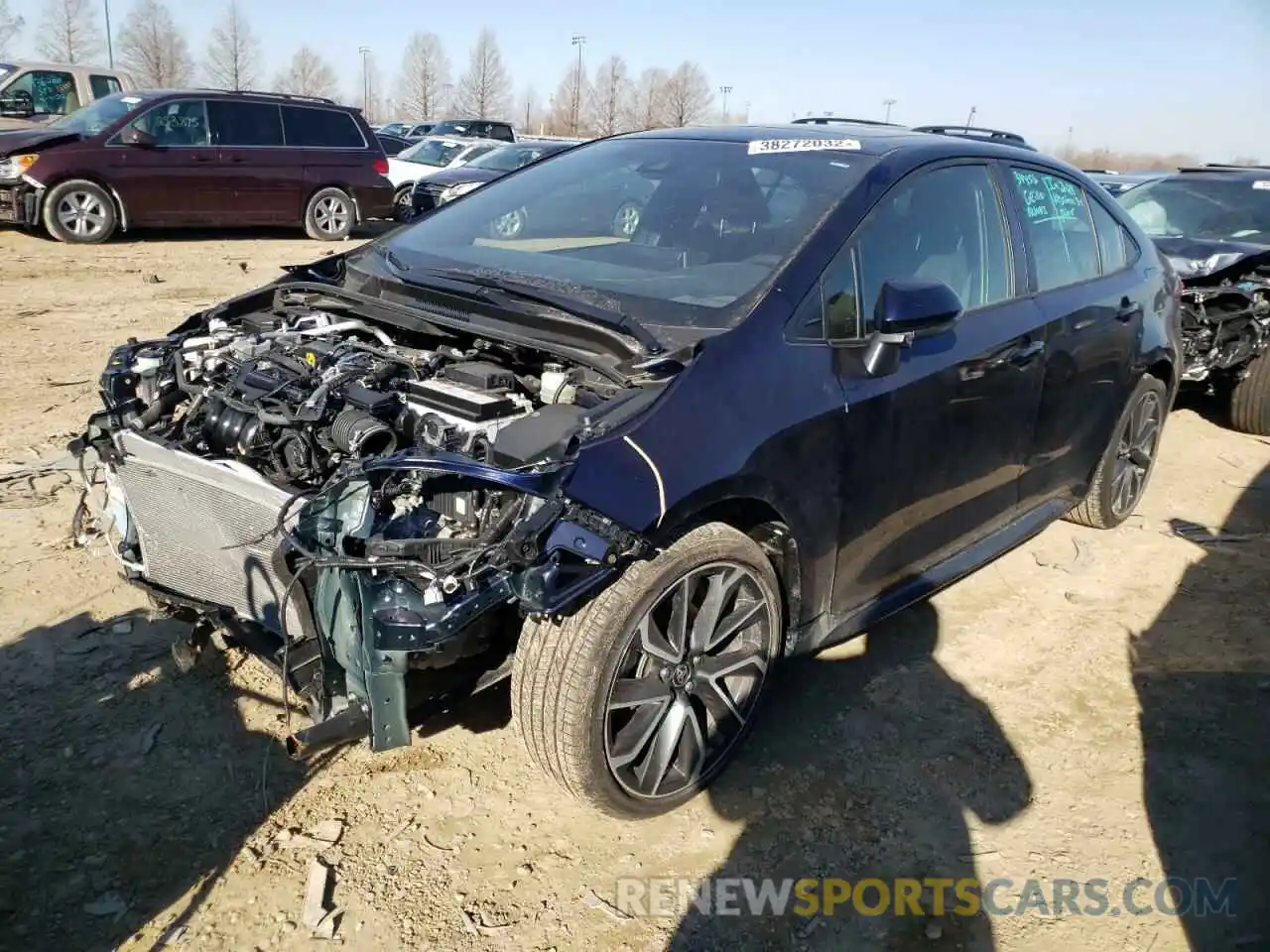 2 Photograph of a damaged car JTDP4MCE0MJ067358 TOYOTA COROLLA 2021