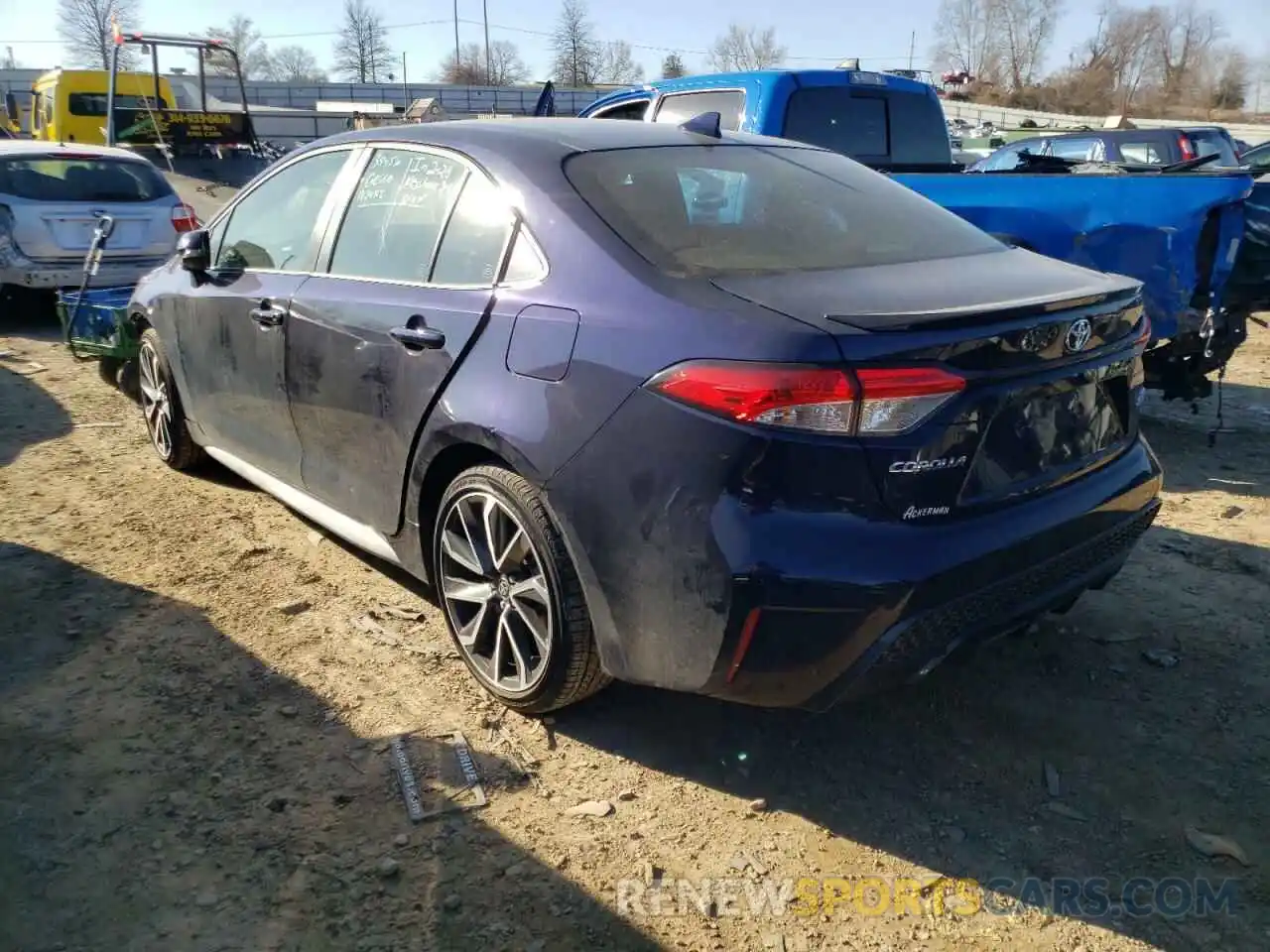 3 Photograph of a damaged car JTDP4MCE0MJ067358 TOYOTA COROLLA 2021