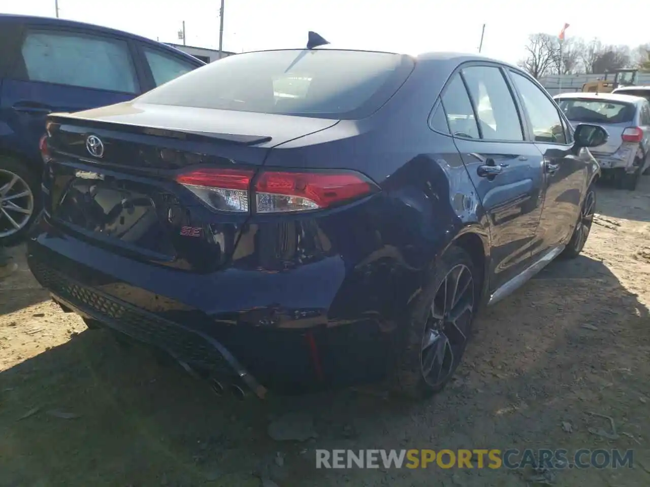 4 Photograph of a damaged car JTDP4MCE0MJ067358 TOYOTA COROLLA 2021