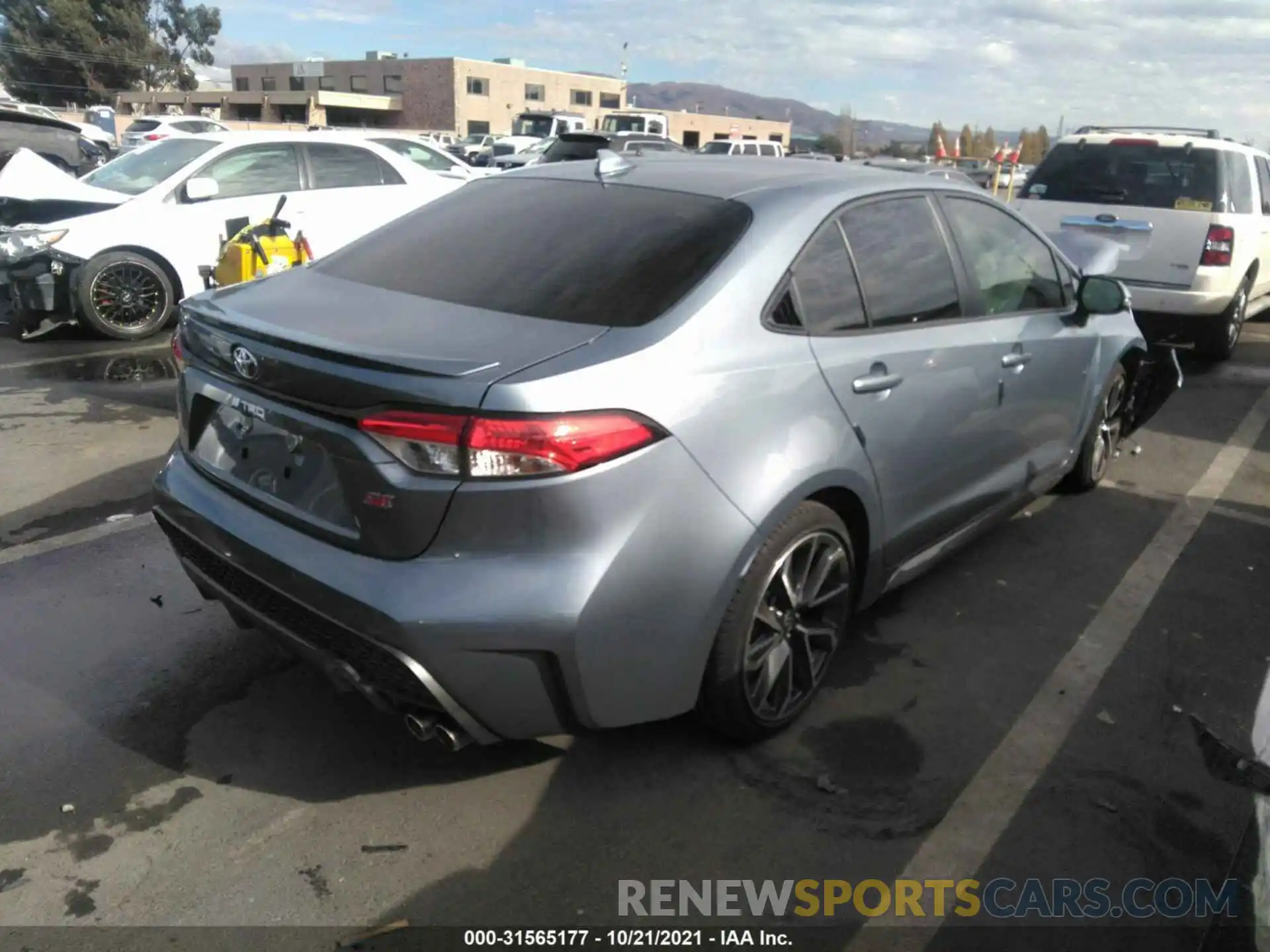 4 Photograph of a damaged car JTDP4MCE0MJ079431 TOYOTA COROLLA 2021