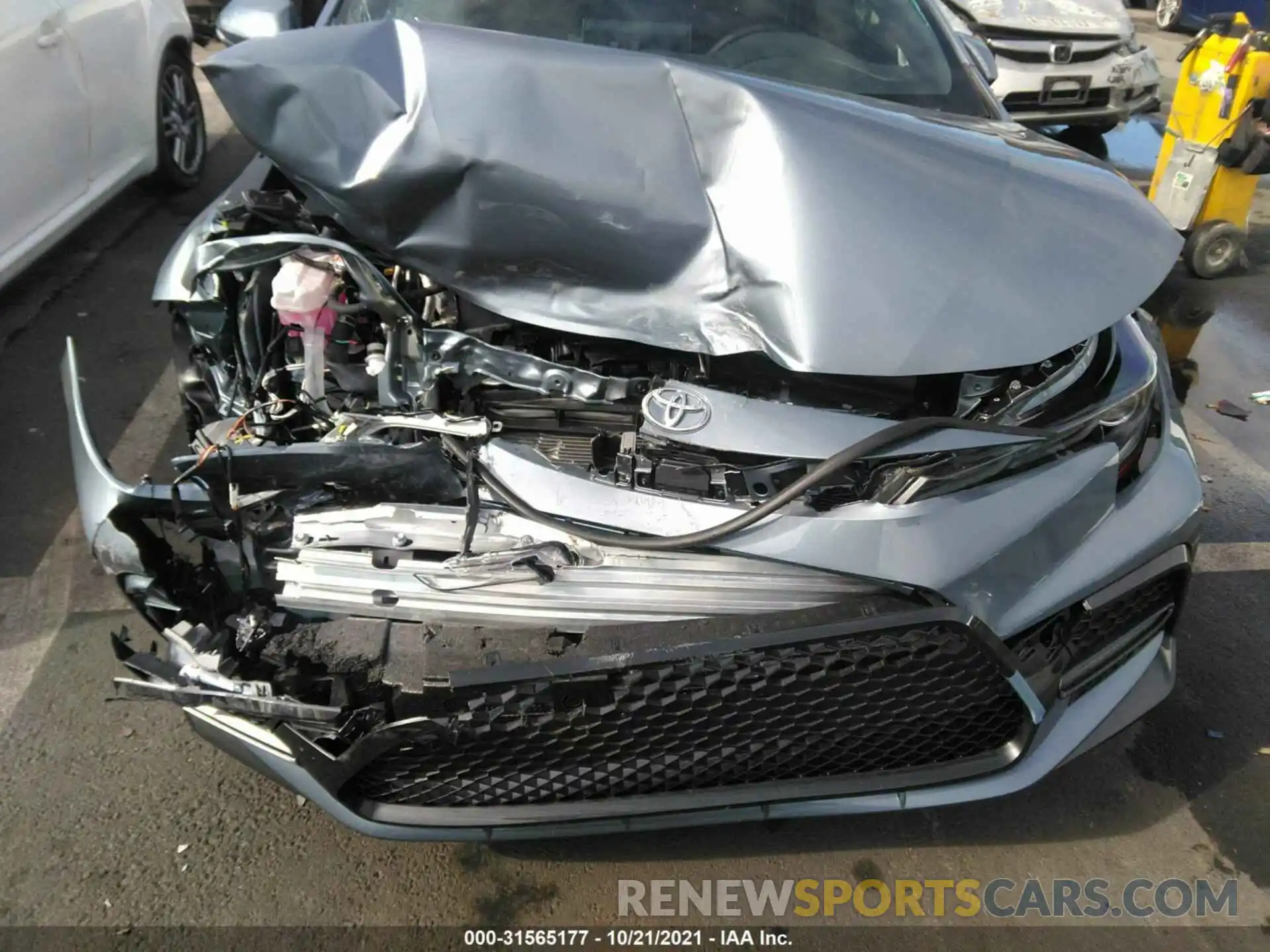 6 Photograph of a damaged car JTDP4MCE0MJ079431 TOYOTA COROLLA 2021