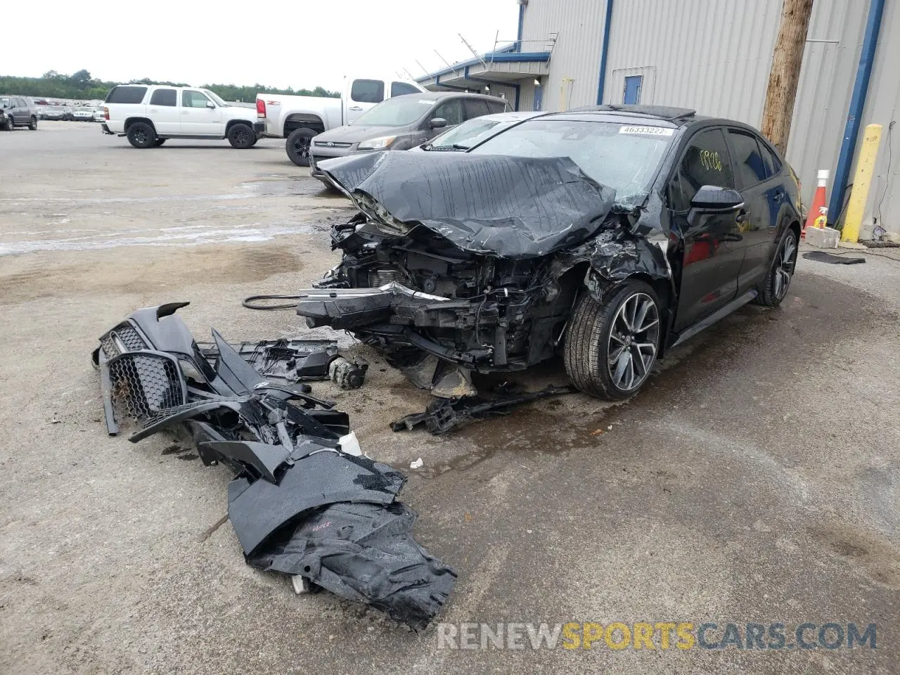 2 Photograph of a damaged car JTDP4MCE1MJ055283 TOYOTA COROLLA 2021