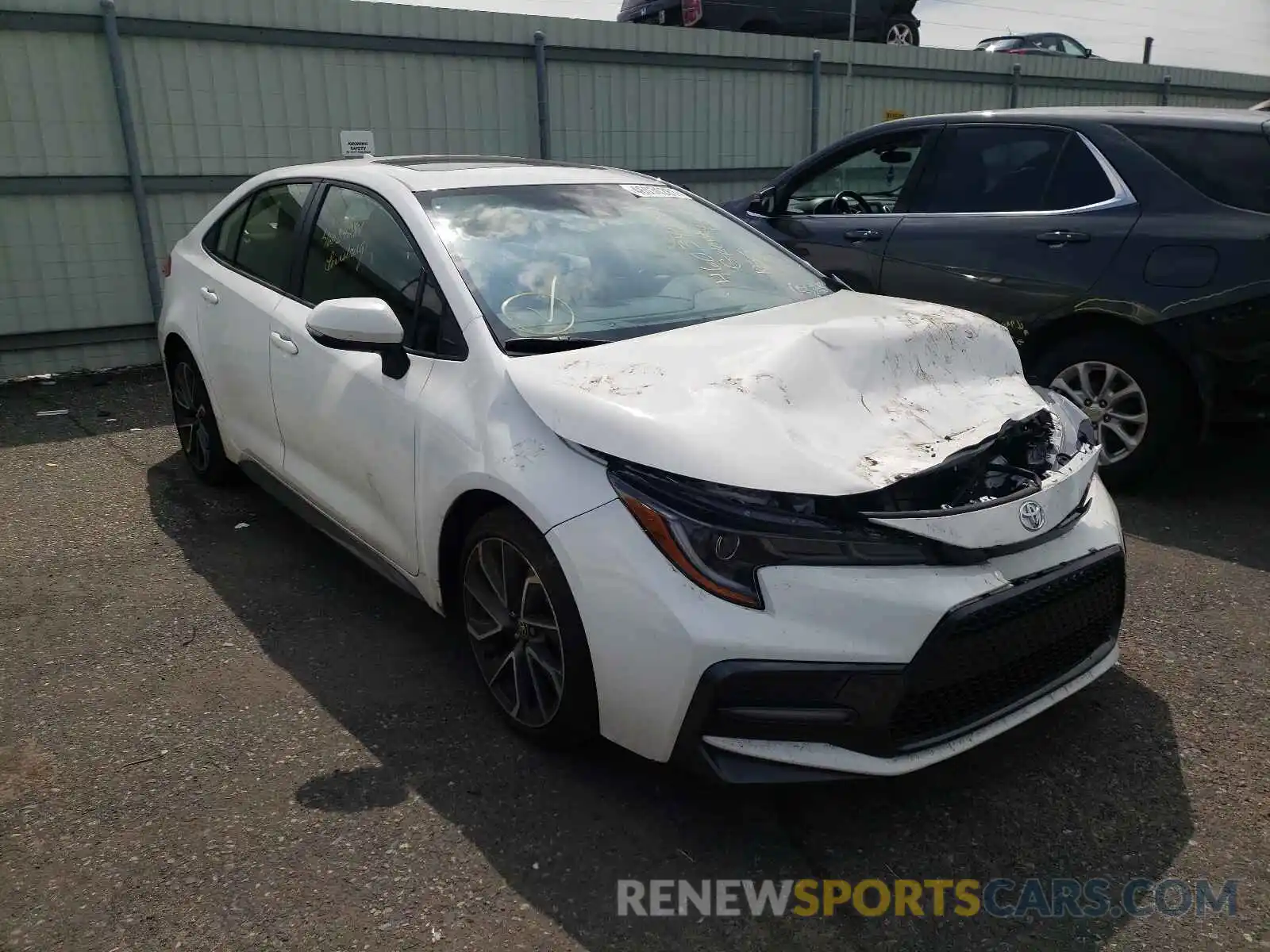 1 Photograph of a damaged car JTDP4MCE1MJ057048 TOYOTA COROLLA 2021