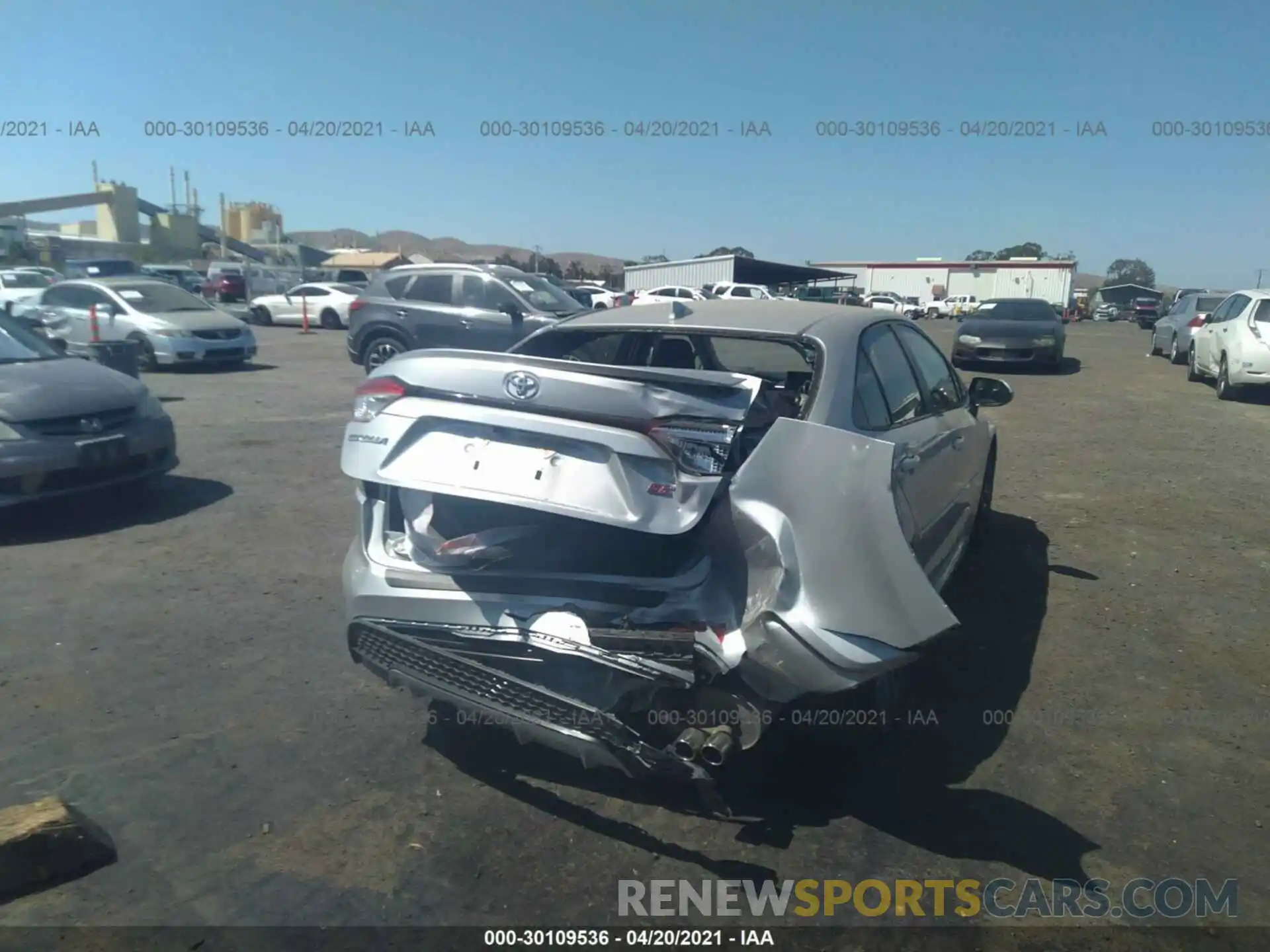 6 Photograph of a damaged car JTDP4MCE1MJ057499 TOYOTA COROLLA 2021