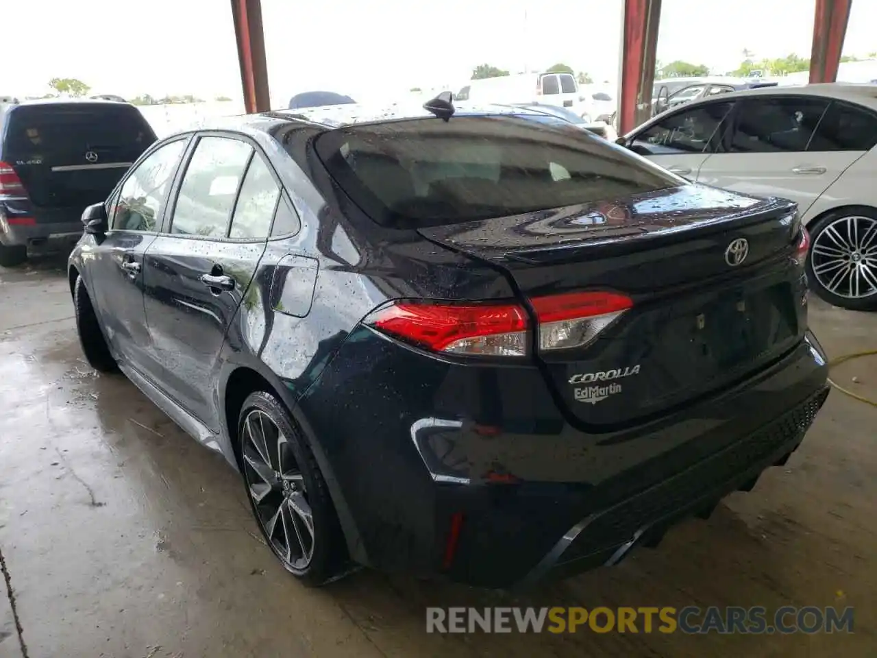 3 Photograph of a damaged car JTDP4MCE1MJ058510 TOYOTA COROLLA 2021