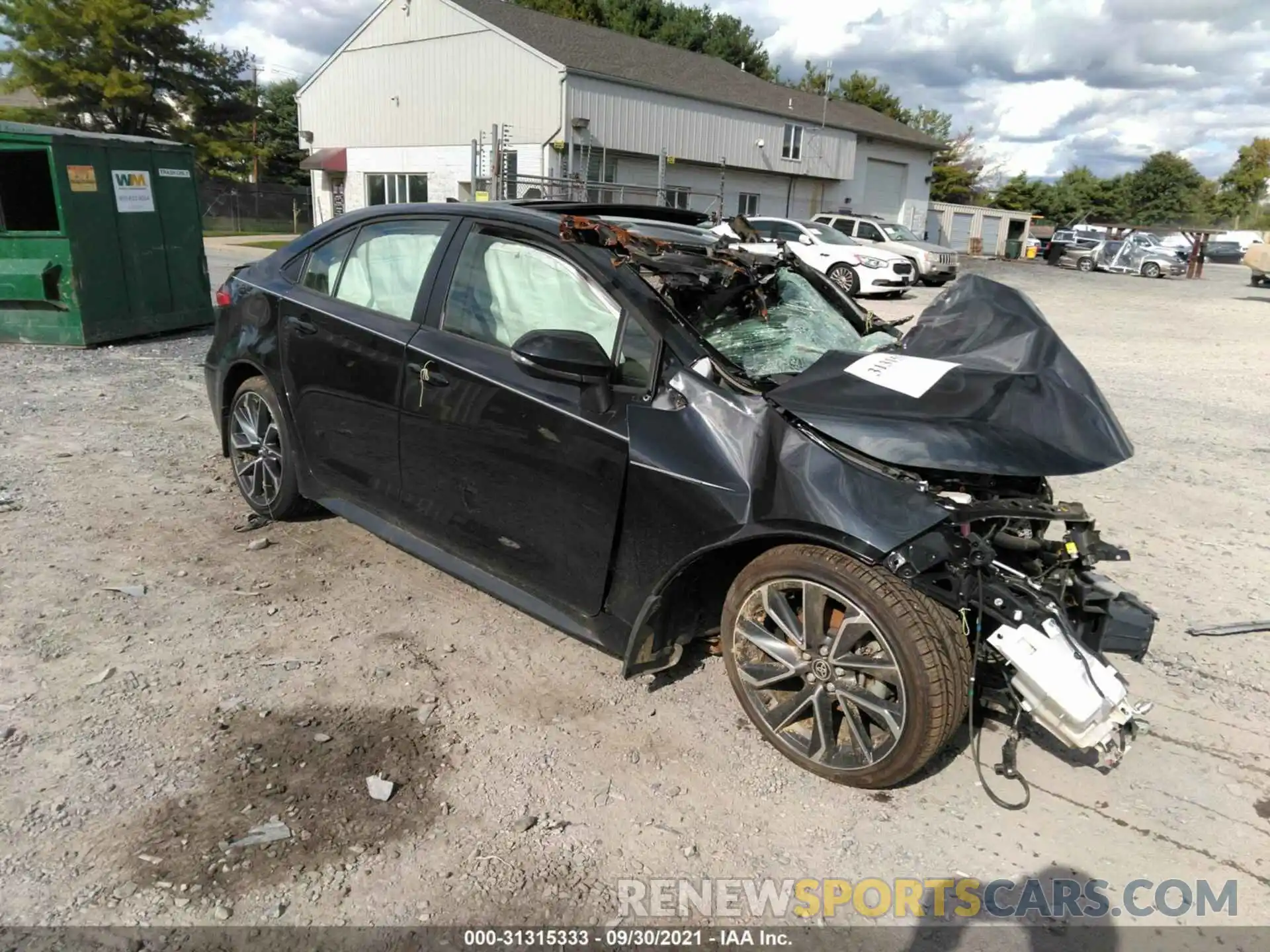 1 Photograph of a damaged car JTDP4MCE1MJ059009 TOYOTA COROLLA 2021