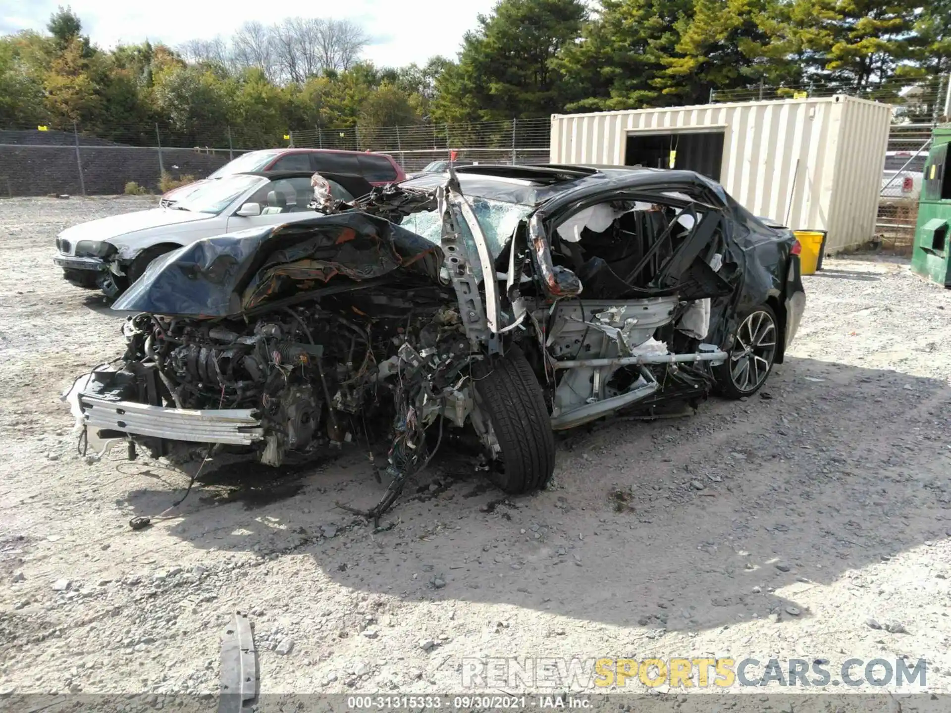 2 Photograph of a damaged car JTDP4MCE1MJ059009 TOYOTA COROLLA 2021