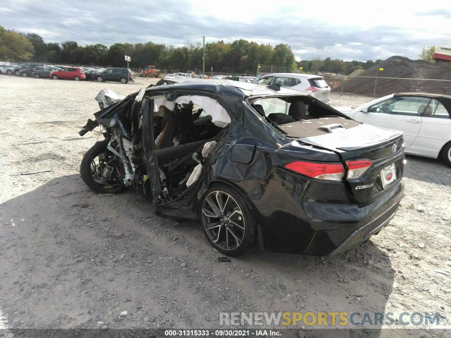 3 Photograph of a damaged car JTDP4MCE1MJ059009 TOYOTA COROLLA 2021