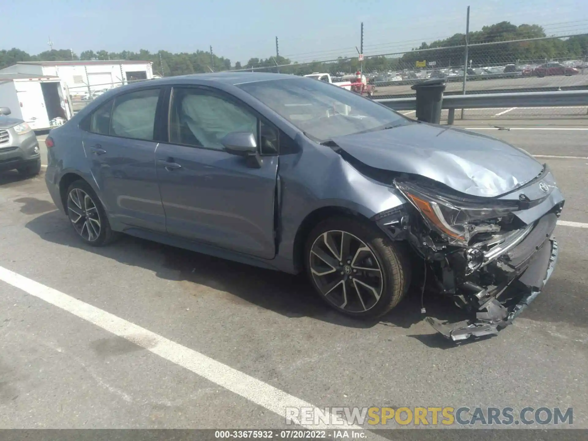 1 Photograph of a damaged car JTDP4MCE1MJ060323 TOYOTA COROLLA 2021