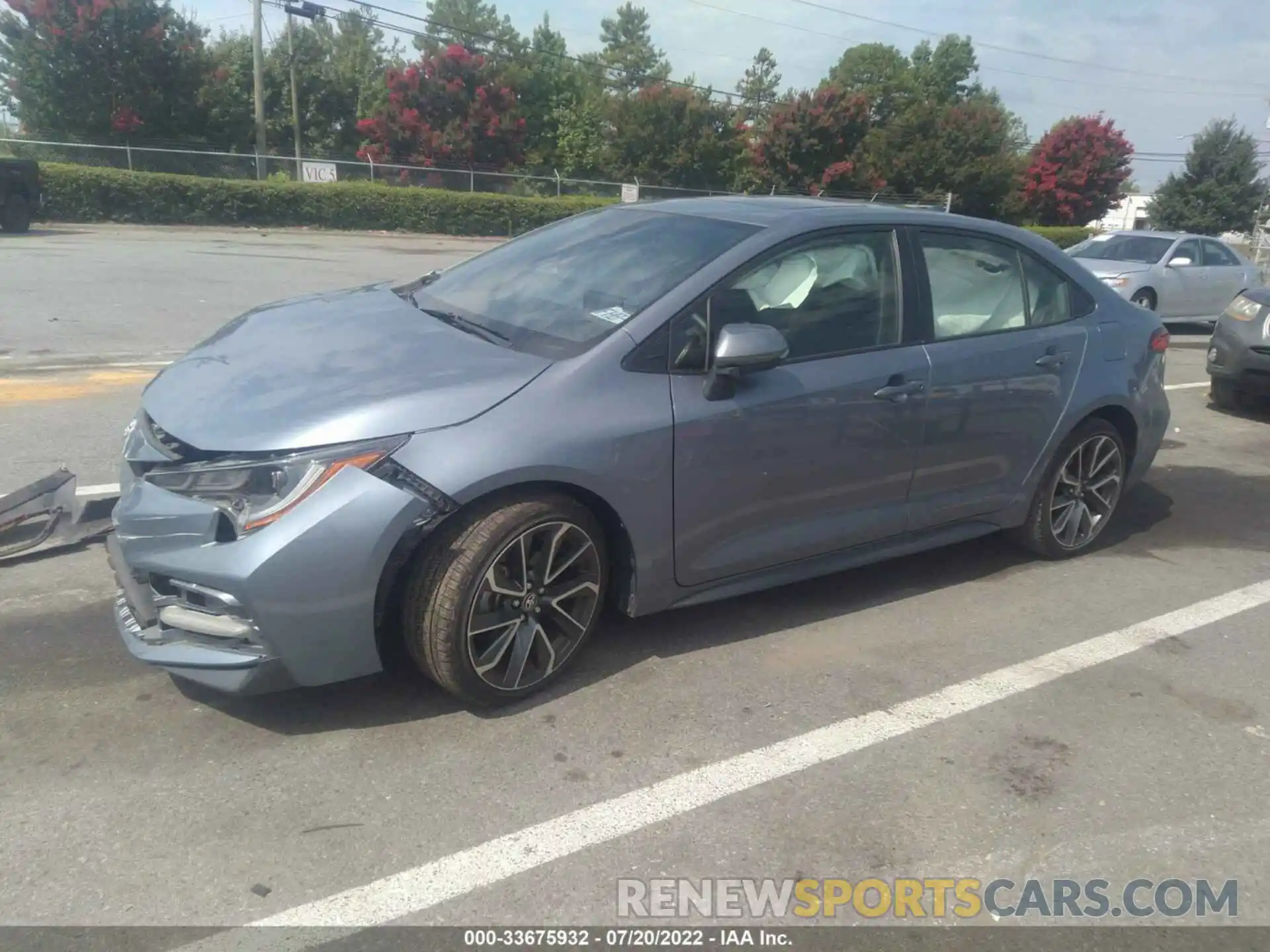 2 Photograph of a damaged car JTDP4MCE1MJ060323 TOYOTA COROLLA 2021