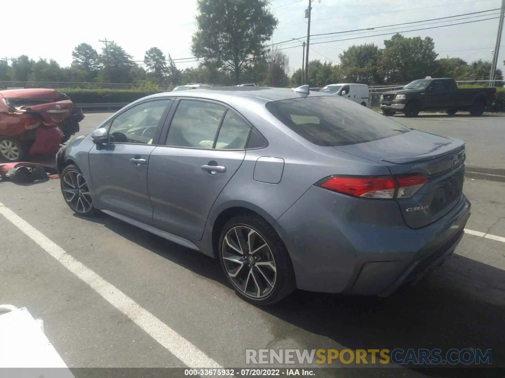 3 Photograph of a damaged car JTDP4MCE1MJ060323 TOYOTA COROLLA 2021