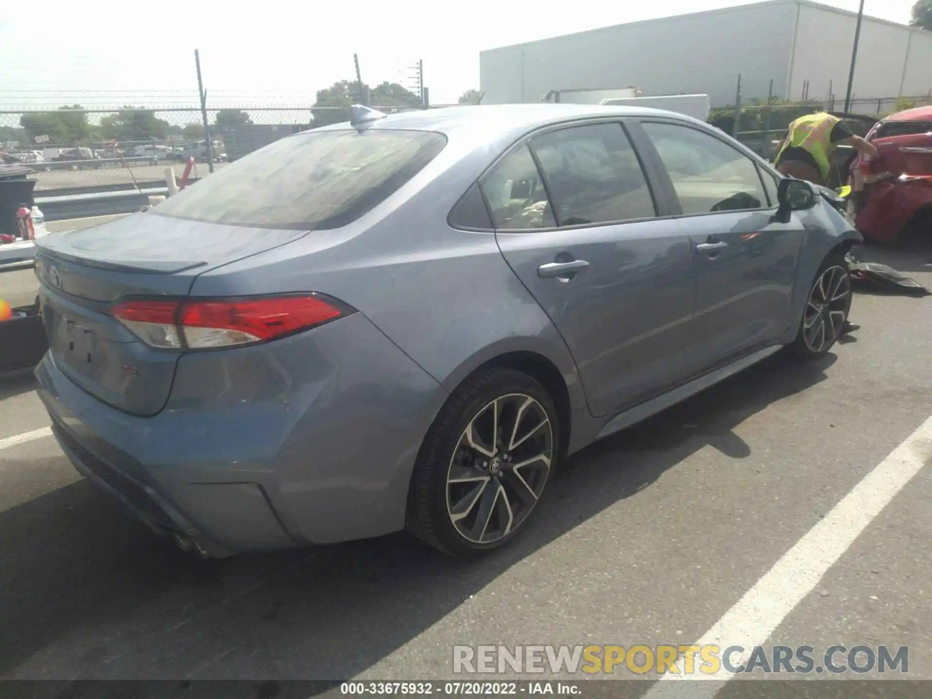 4 Photograph of a damaged car JTDP4MCE1MJ060323 TOYOTA COROLLA 2021