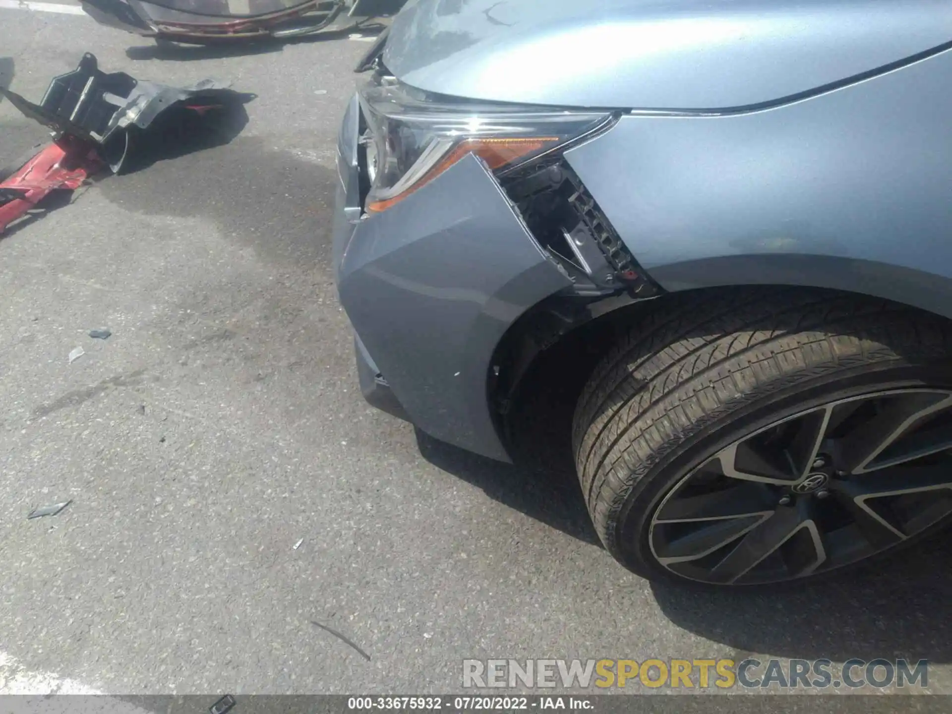 6 Photograph of a damaged car JTDP4MCE1MJ060323 TOYOTA COROLLA 2021