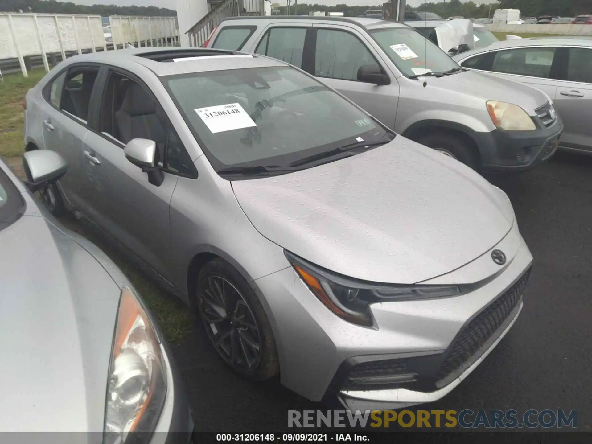 1 Photograph of a damaged car JTDP4MCE1MJ067403 TOYOTA COROLLA 2021