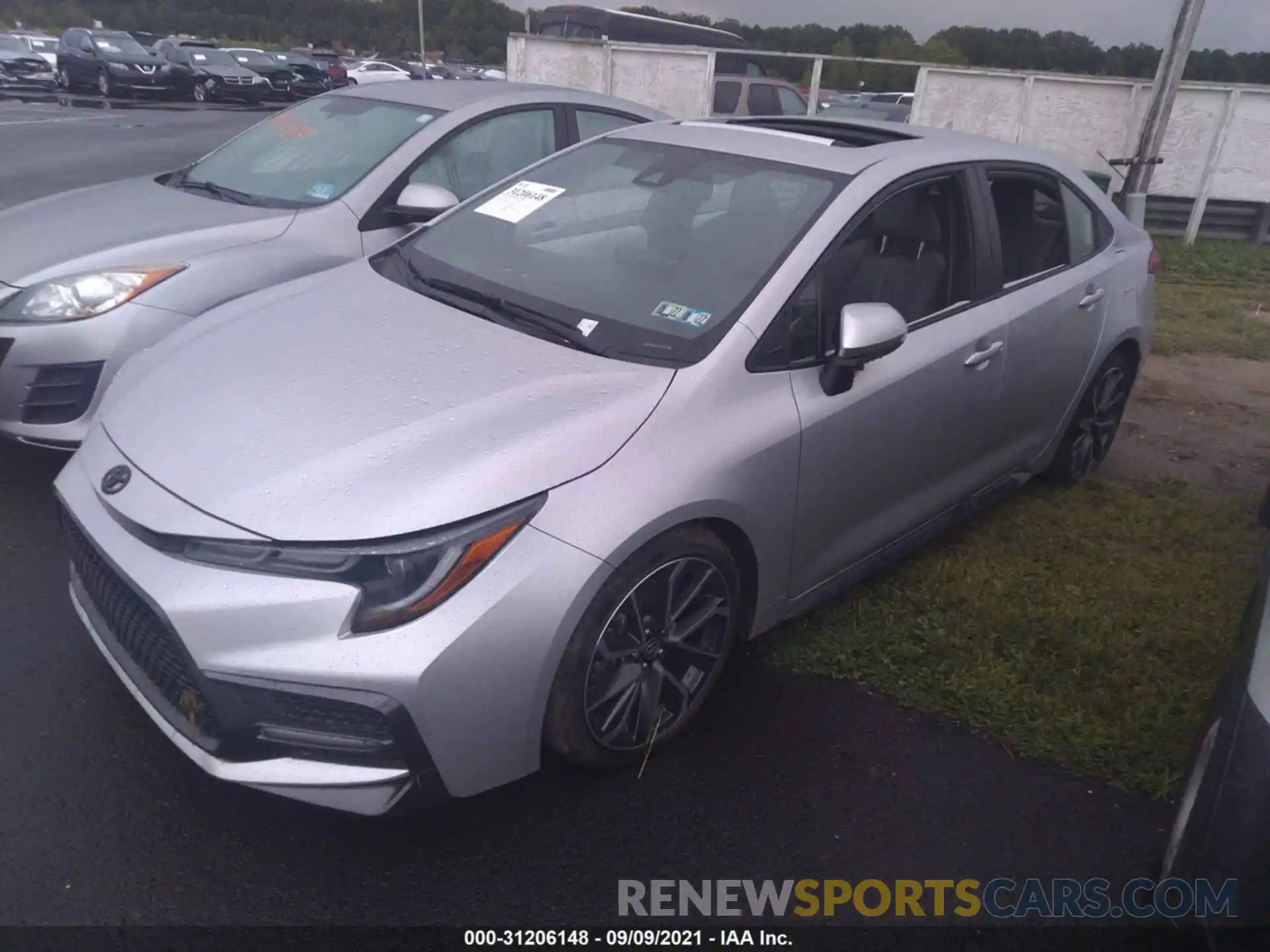 2 Photograph of a damaged car JTDP4MCE1MJ067403 TOYOTA COROLLA 2021