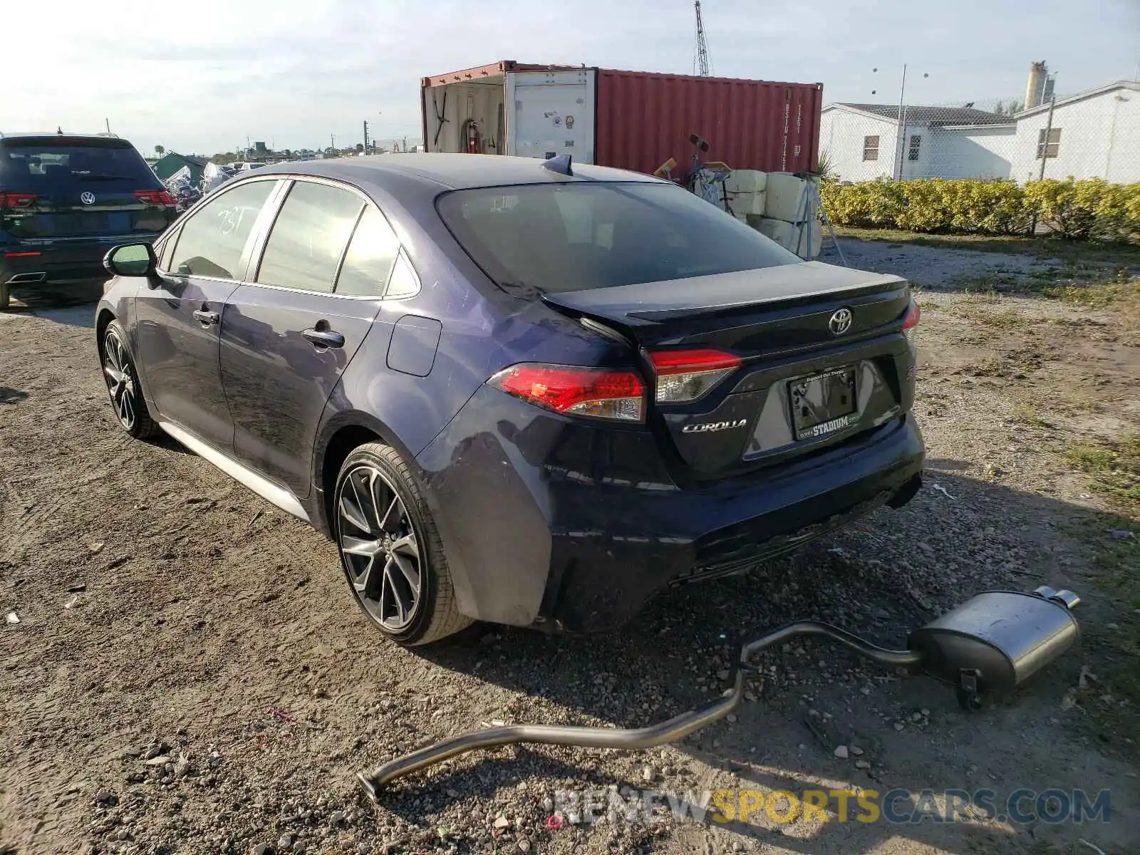 3 Photograph of a damaged car JTDP4MCE1MJ068471 TOYOTA COROLLA 2021