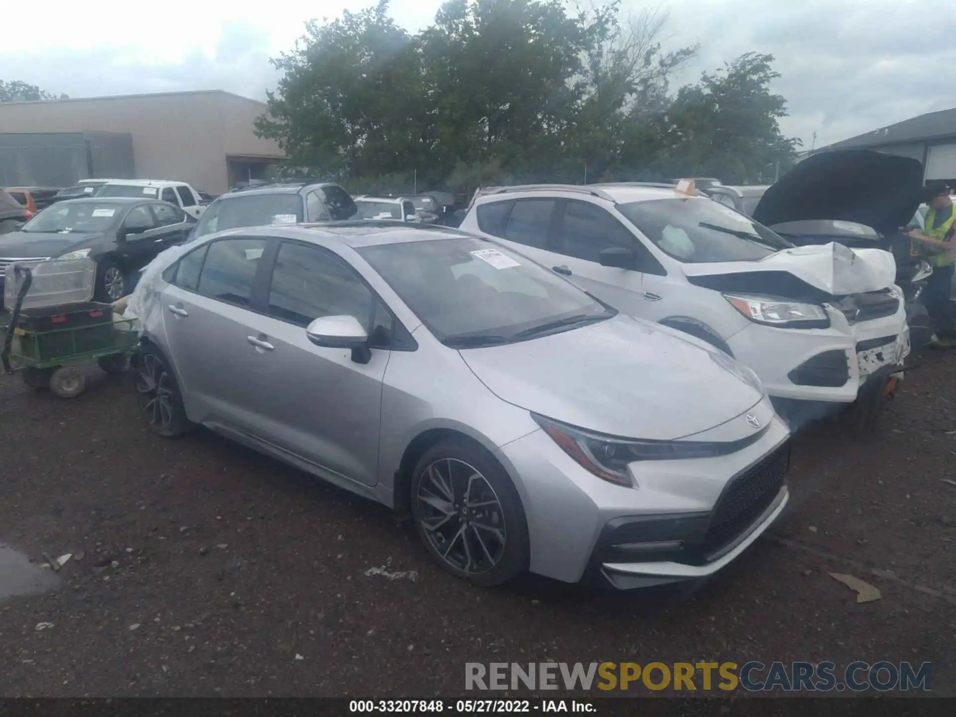 1 Photograph of a damaged car JTDP4MCE2MJ054451 TOYOTA COROLLA 2021