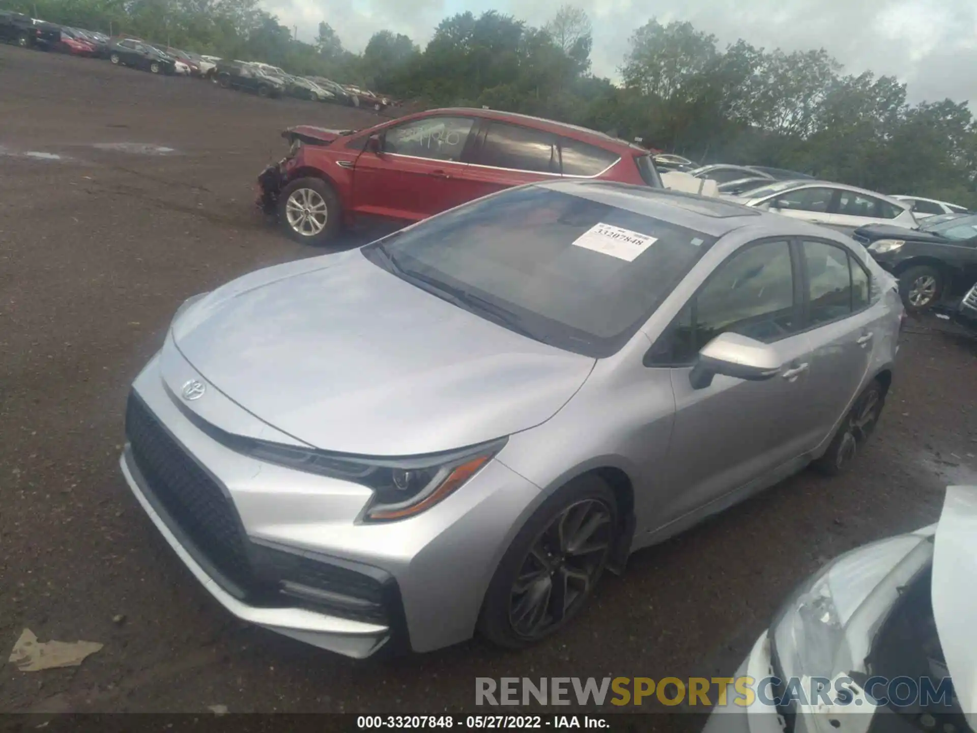 2 Photograph of a damaged car JTDP4MCE2MJ054451 TOYOTA COROLLA 2021