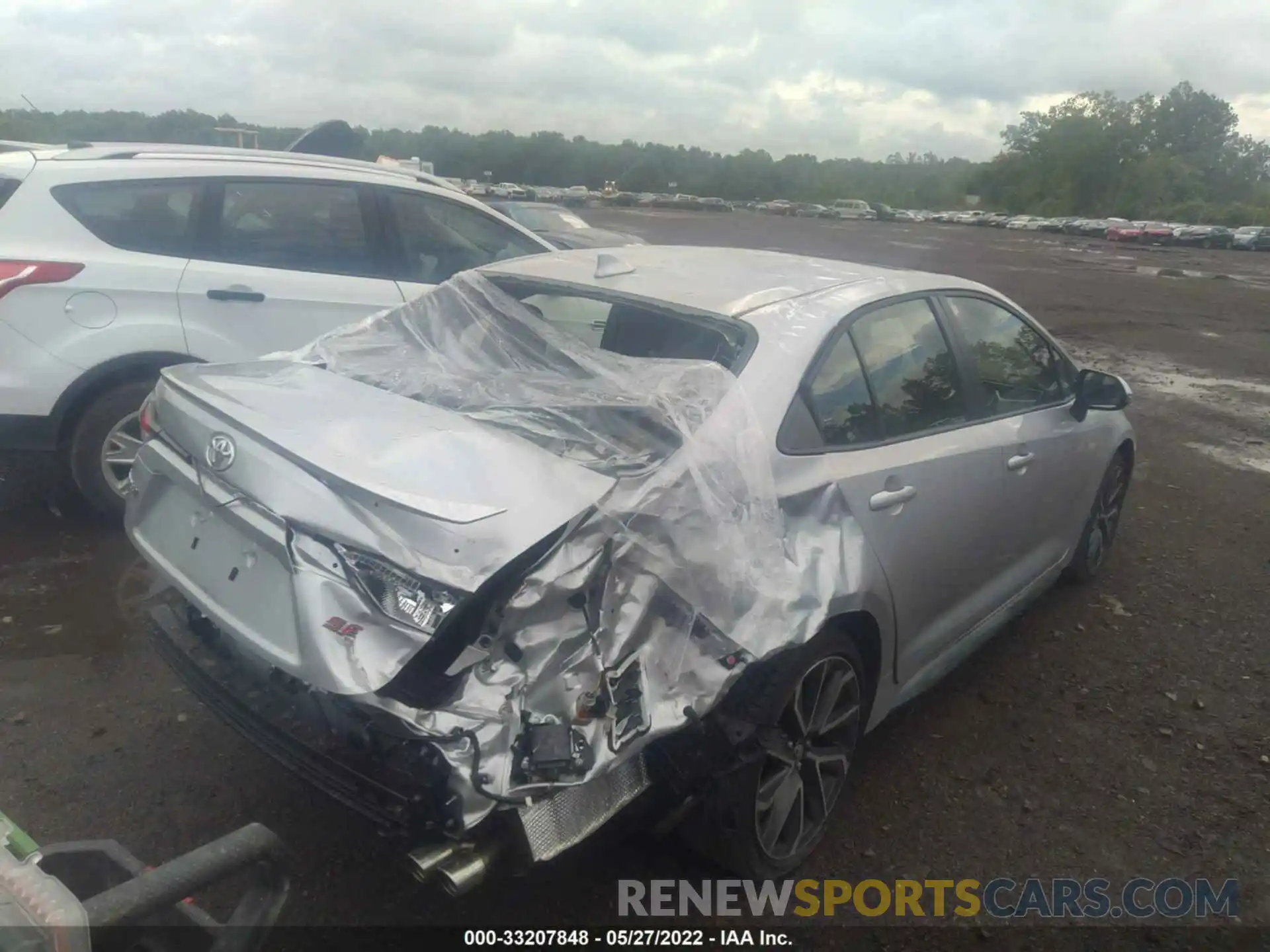 4 Photograph of a damaged car JTDP4MCE2MJ054451 TOYOTA COROLLA 2021