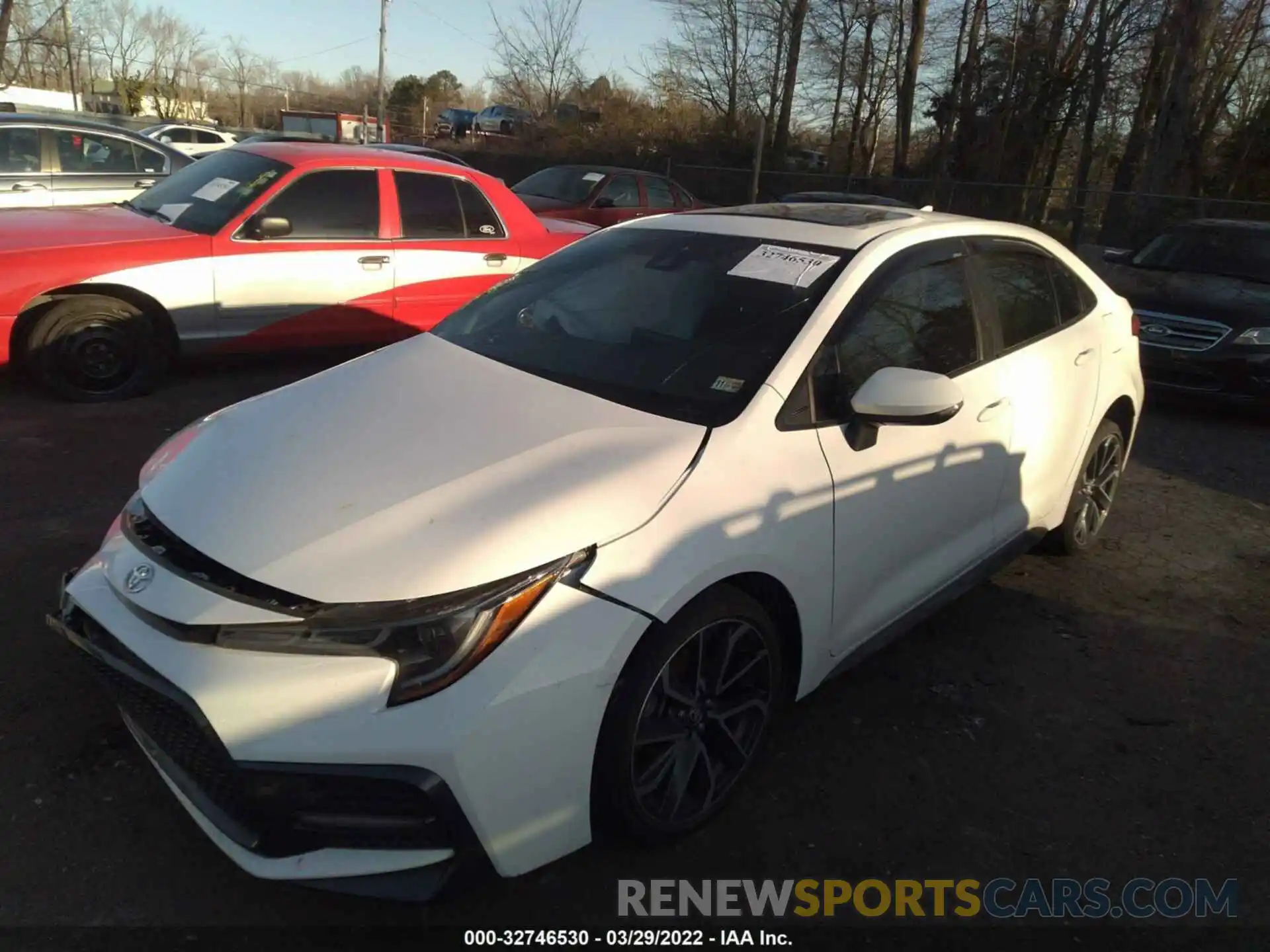 2 Photograph of a damaged car JTDP4MCE2MJ055096 TOYOTA COROLLA 2021