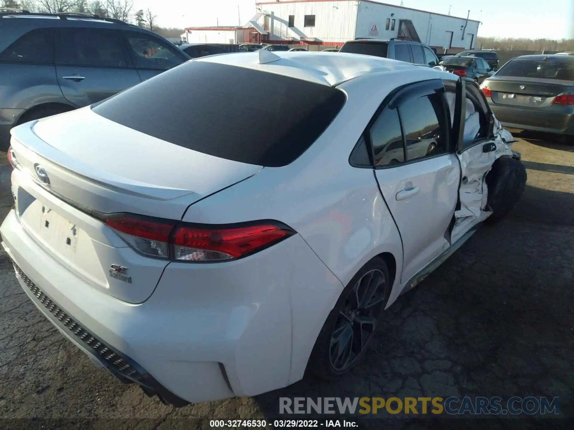 4 Photograph of a damaged car JTDP4MCE2MJ055096 TOYOTA COROLLA 2021