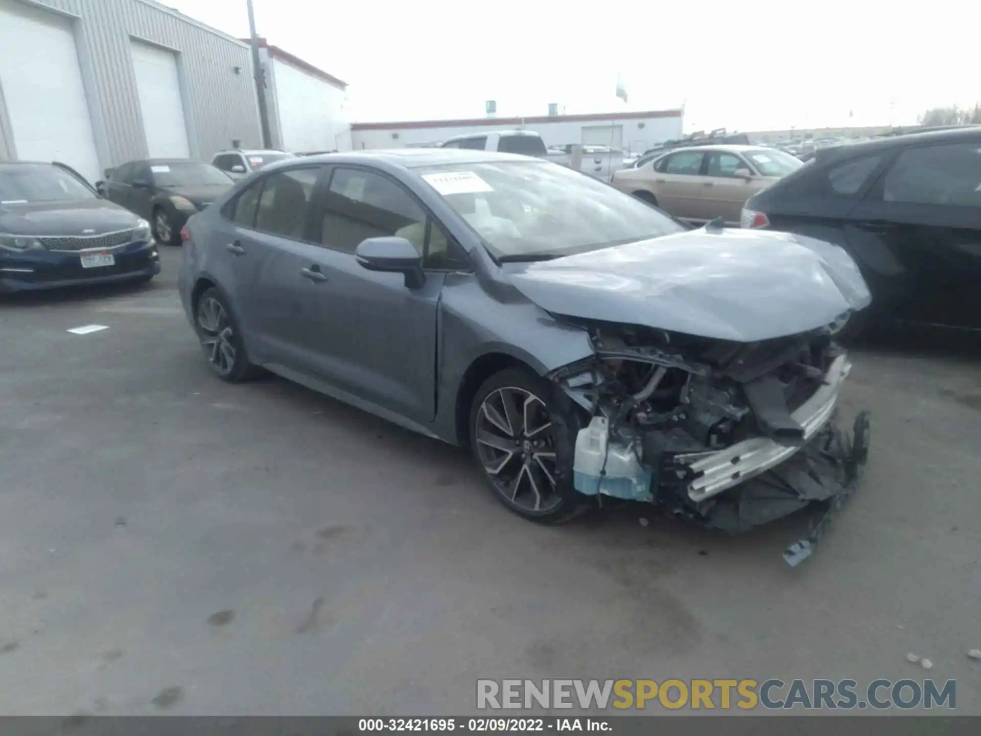 1 Photograph of a damaged car JTDP4MCE2MJ055938 TOYOTA COROLLA 2021