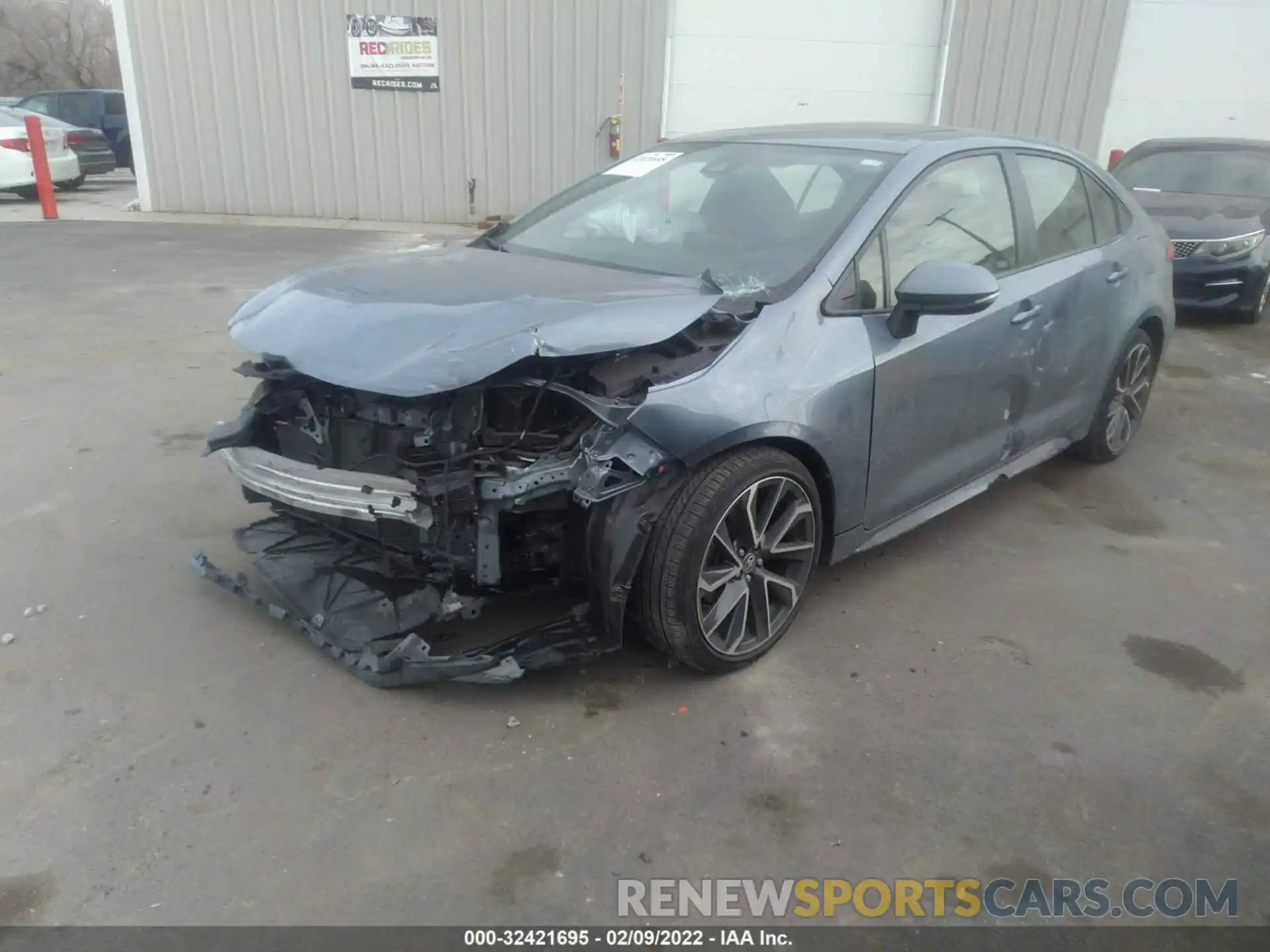 2 Photograph of a damaged car JTDP4MCE2MJ055938 TOYOTA COROLLA 2021