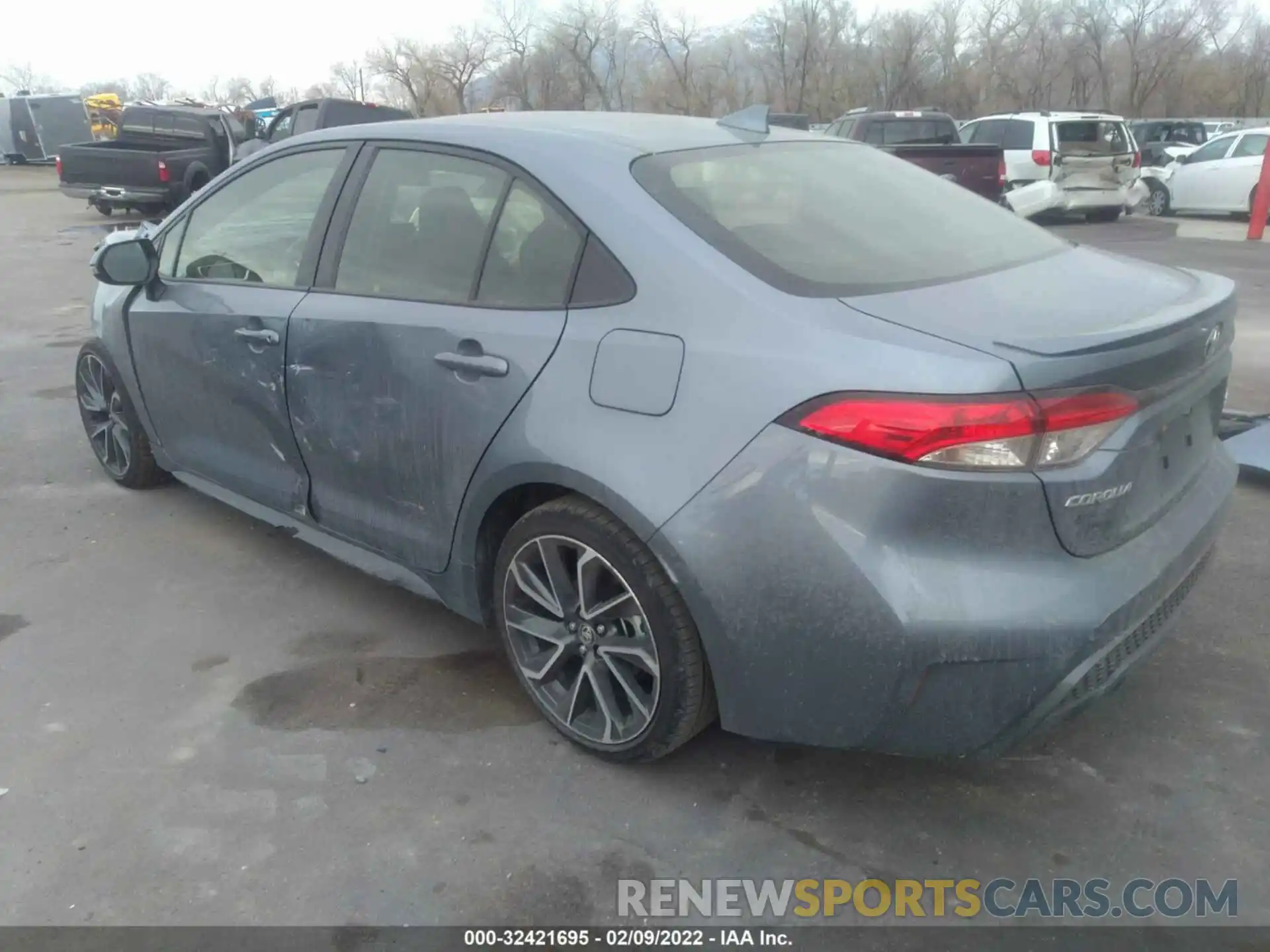 3 Photograph of a damaged car JTDP4MCE2MJ055938 TOYOTA COROLLA 2021