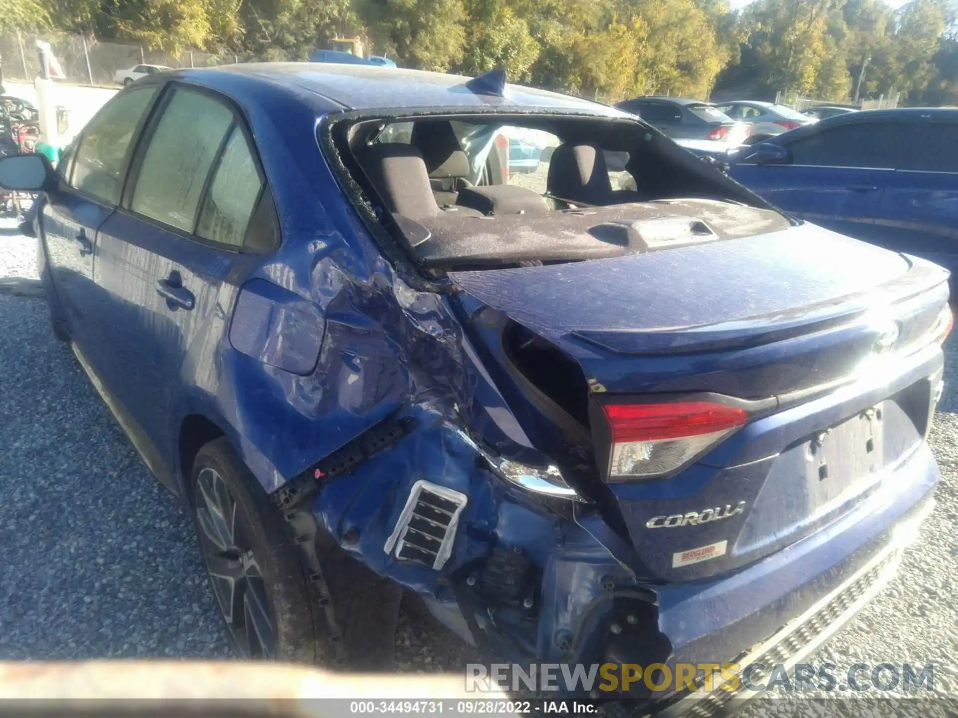 3 Photograph of a damaged car JTDP4MCE2MJ057978 TOYOTA COROLLA 2021