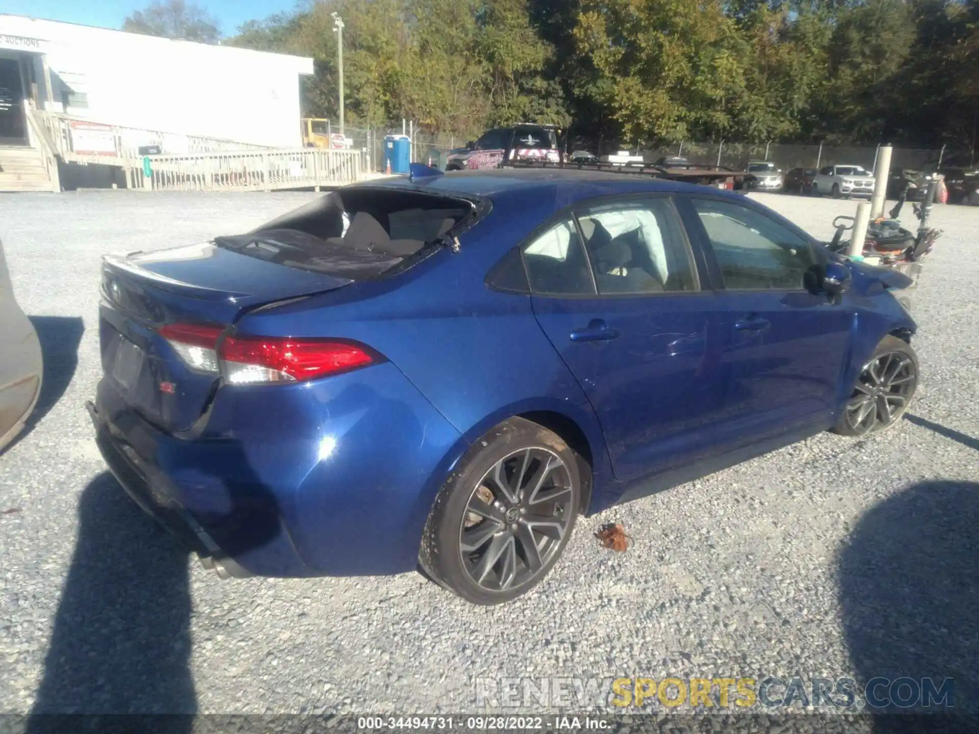 4 Photograph of a damaged car JTDP4MCE2MJ057978 TOYOTA COROLLA 2021