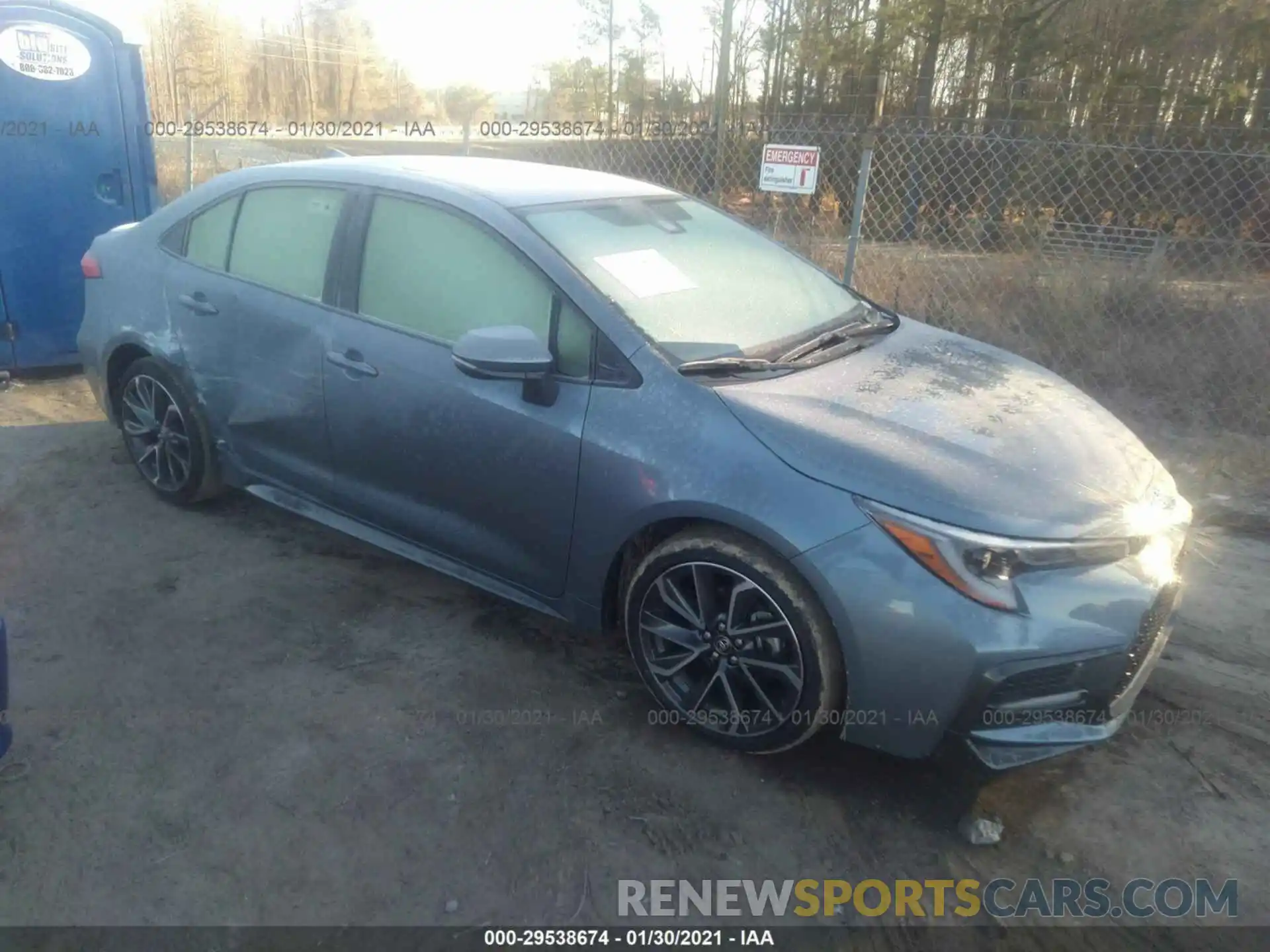 1 Photograph of a damaged car JTDP4MCE2MJ059889 TOYOTA COROLLA 2021