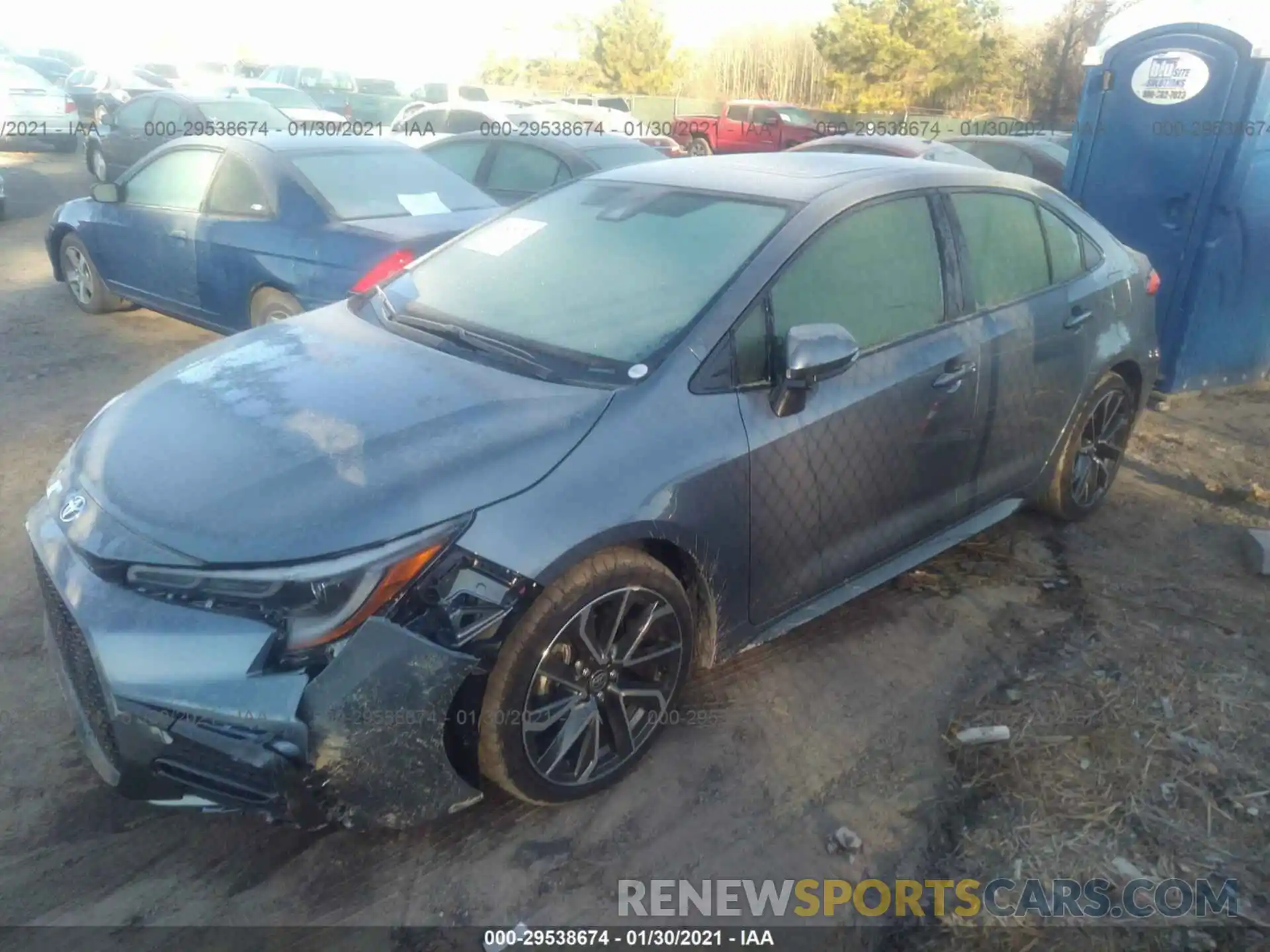 2 Photograph of a damaged car JTDP4MCE2MJ059889 TOYOTA COROLLA 2021