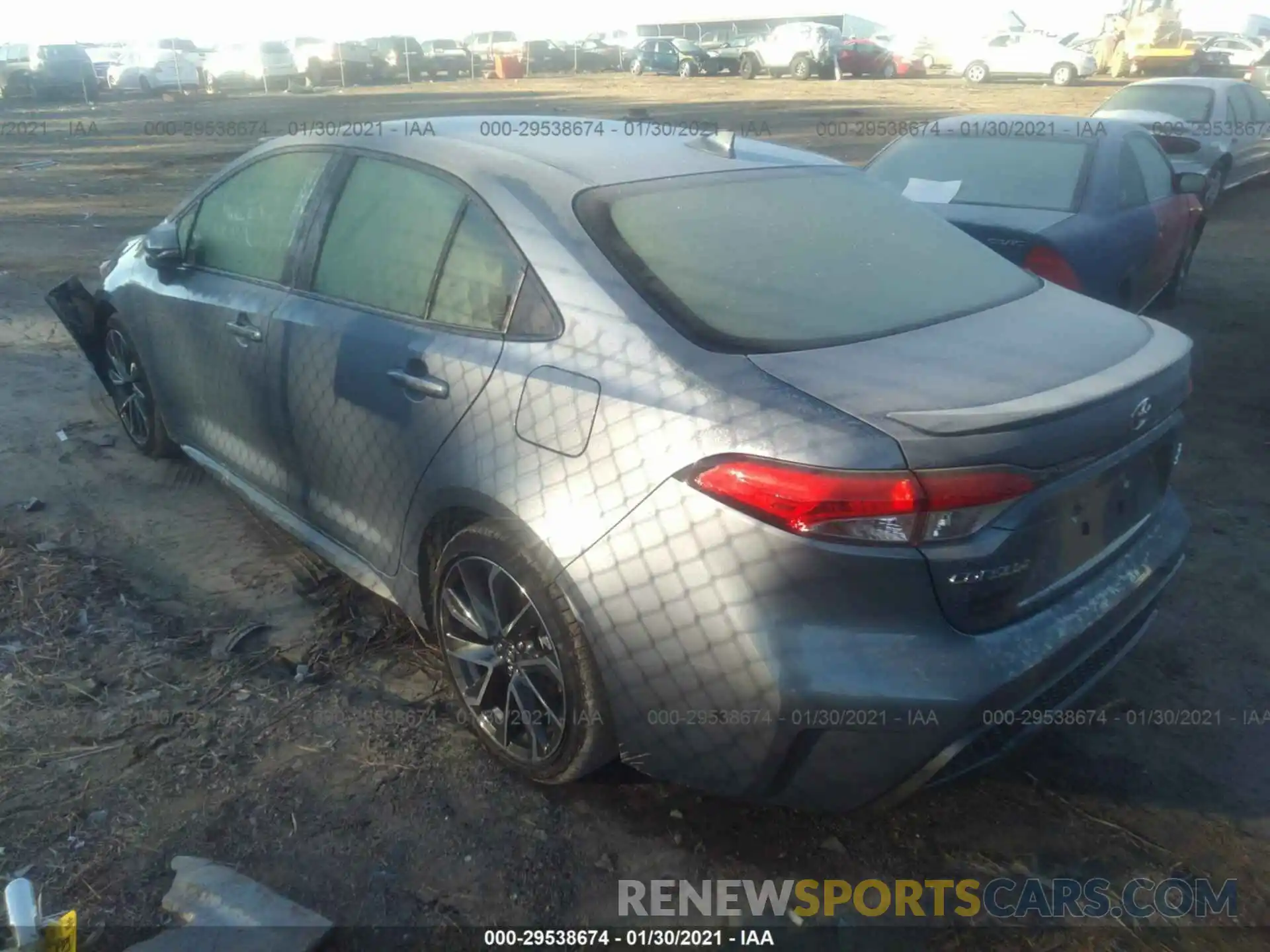 3 Photograph of a damaged car JTDP4MCE2MJ059889 TOYOTA COROLLA 2021