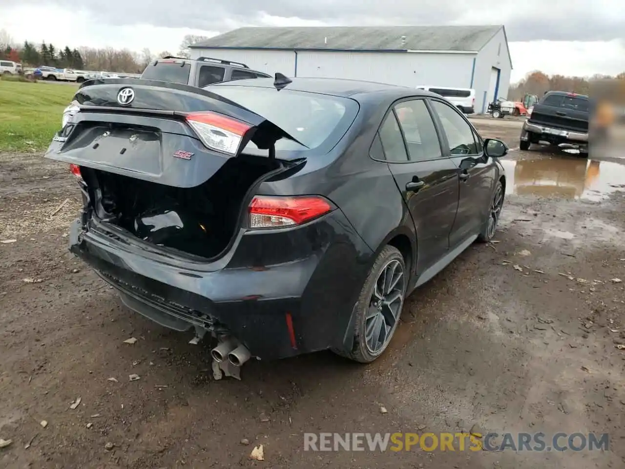 4 Photograph of a damaged car JTDP4MCE2MJ063943 TOYOTA COROLLA 2021