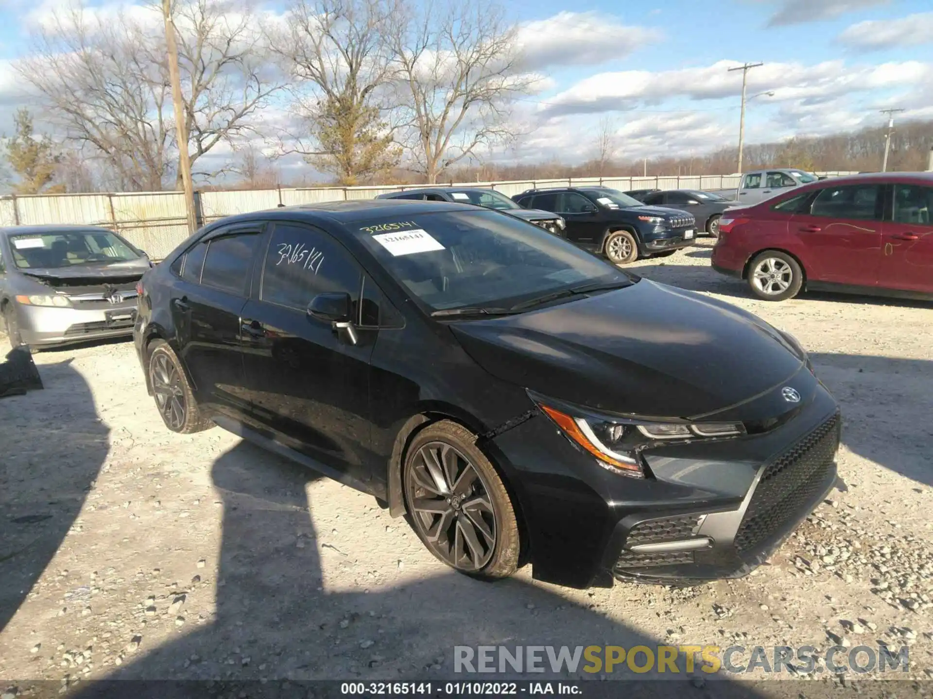 1 Photograph of a damaged car JTDP4MCE2MJ075221 TOYOTA COROLLA 2021