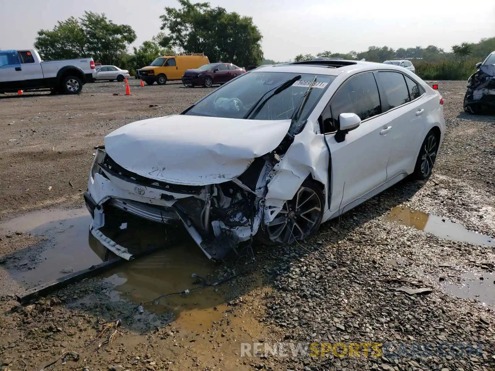 2 Photograph of a damaged car JTDP4MCE3MJ054054 TOYOTA COROLLA 2021