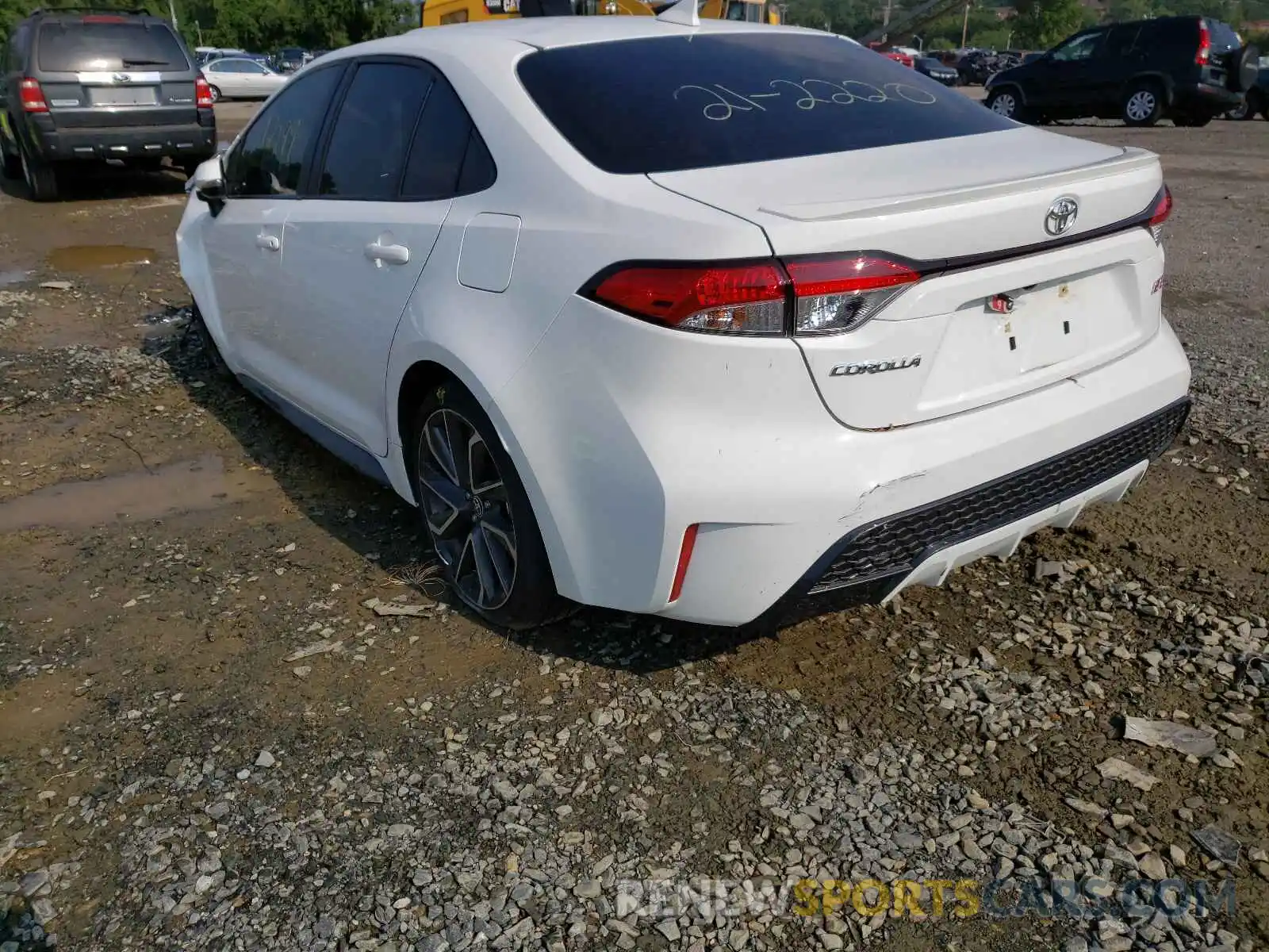 3 Photograph of a damaged car JTDP4MCE3MJ054054 TOYOTA COROLLA 2021