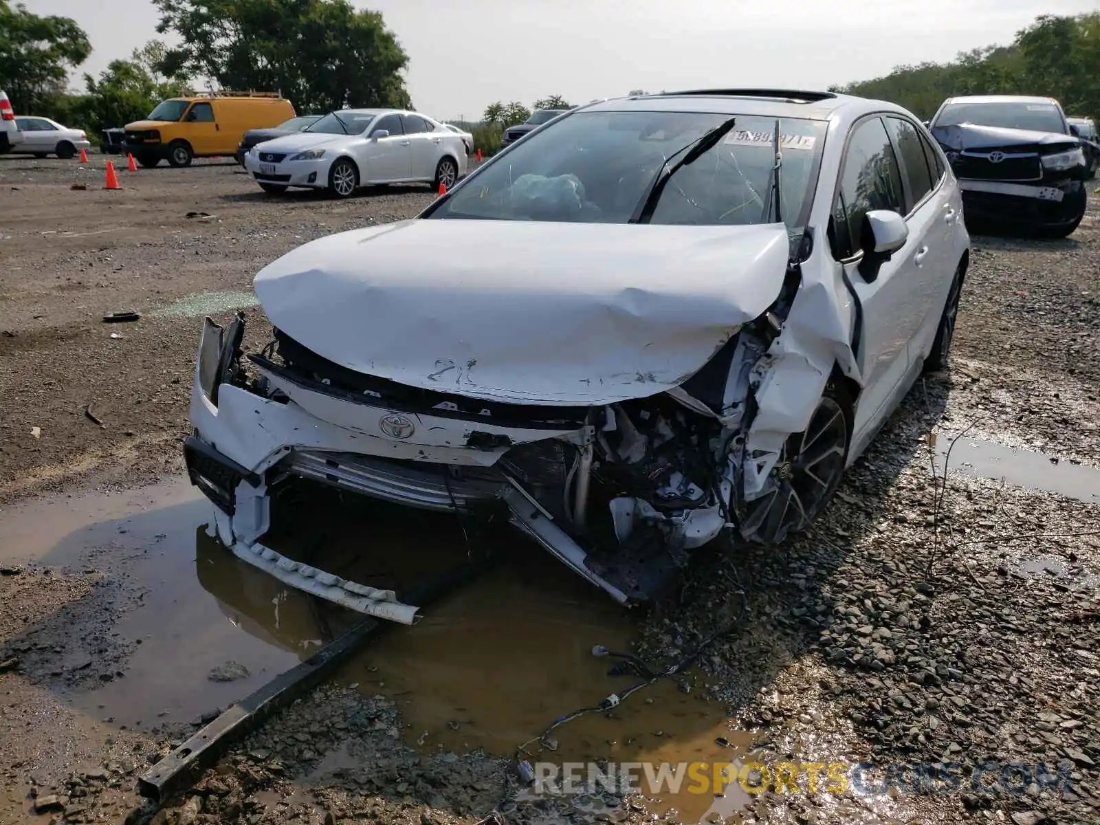 9 Photograph of a damaged car JTDP4MCE3MJ054054 TOYOTA COROLLA 2021