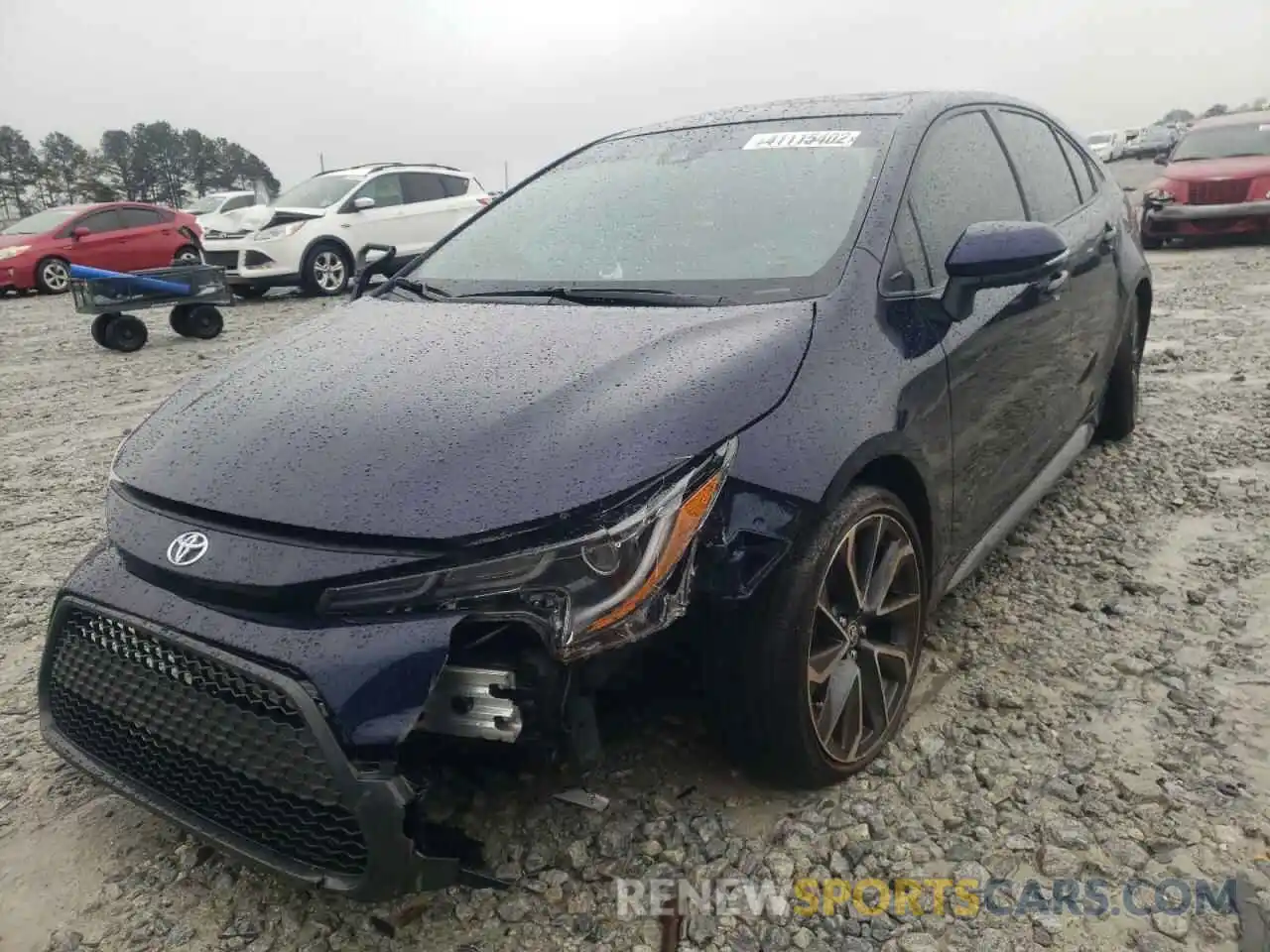 2 Photograph of a damaged car JTDP4MCE3MJ055382 TOYOTA COROLLA 2021