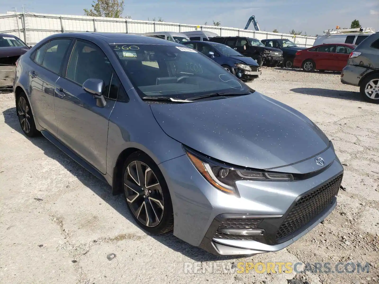 1 Photograph of a damaged car JTDP4MCE3MJ057987 TOYOTA COROLLA 2021