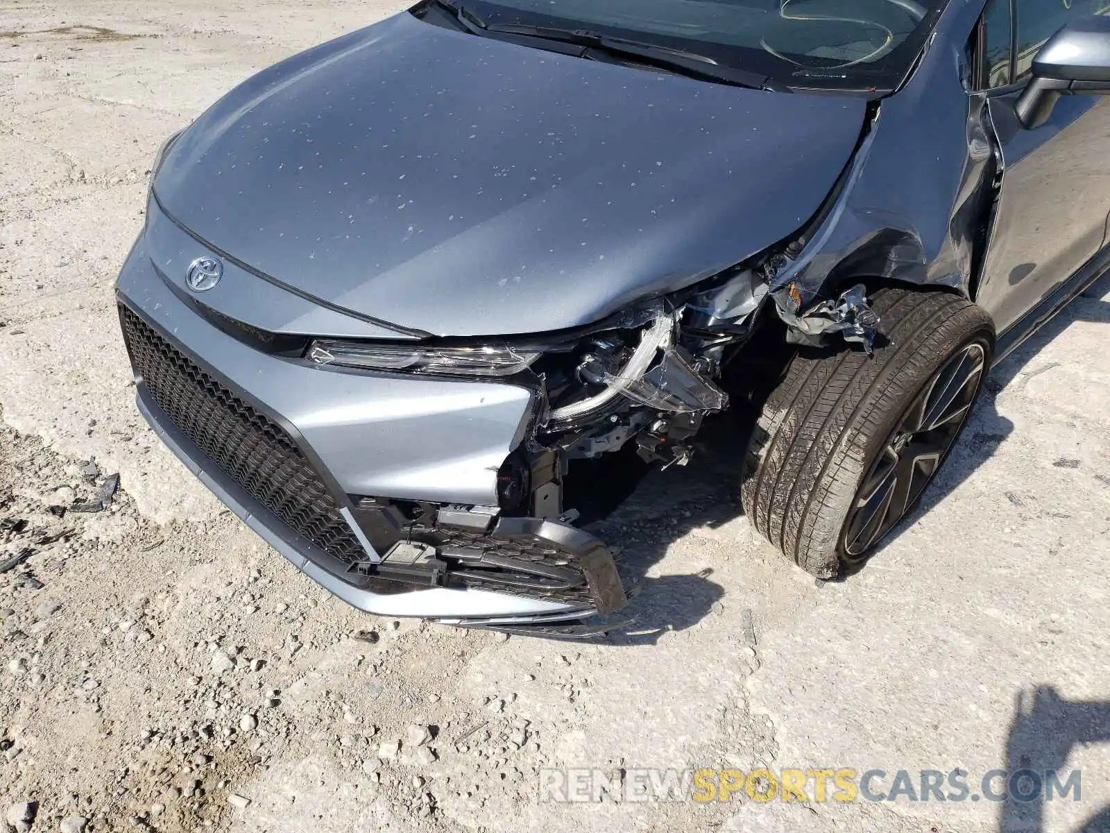 9 Photograph of a damaged car JTDP4MCE3MJ057987 TOYOTA COROLLA 2021