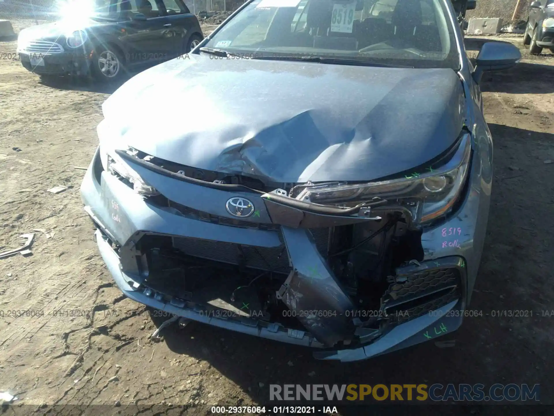 6 Photograph of a damaged car JTDP4MCE3MJ058914 TOYOTA COROLLA 2021