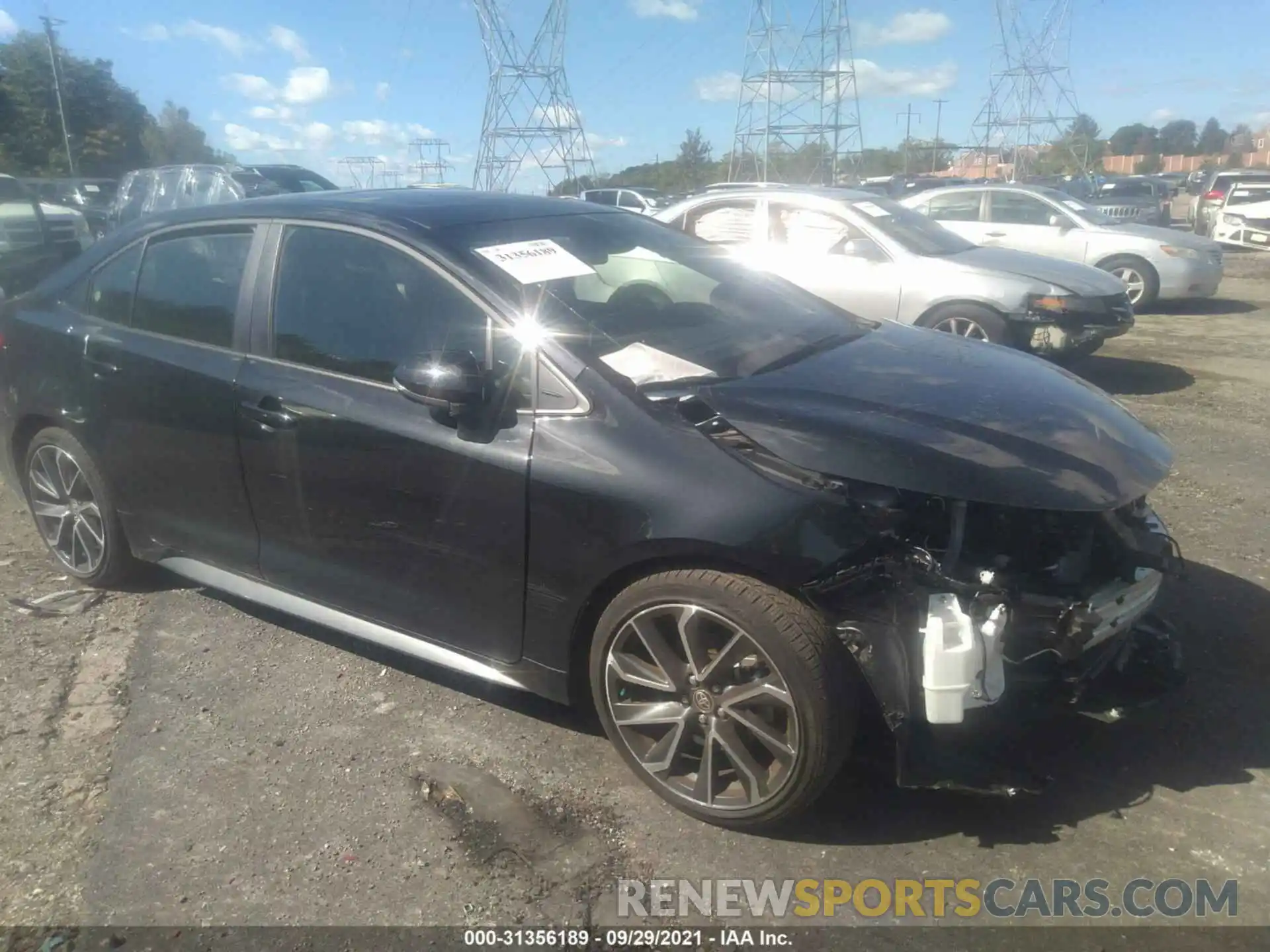 1 Photograph of a damaged car JTDP4MCE3MJ059206 TOYOTA COROLLA 2021