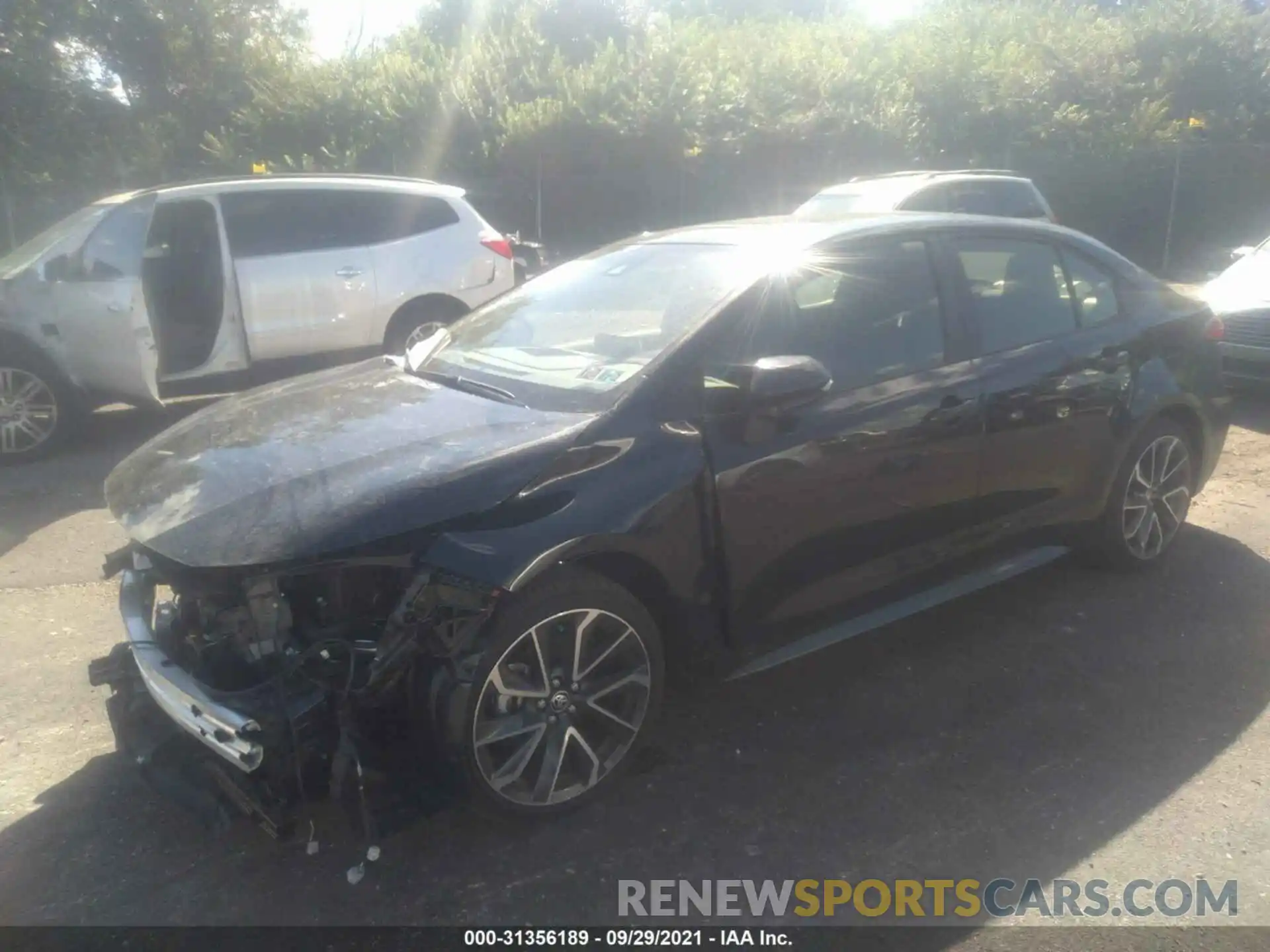 2 Photograph of a damaged car JTDP4MCE3MJ059206 TOYOTA COROLLA 2021